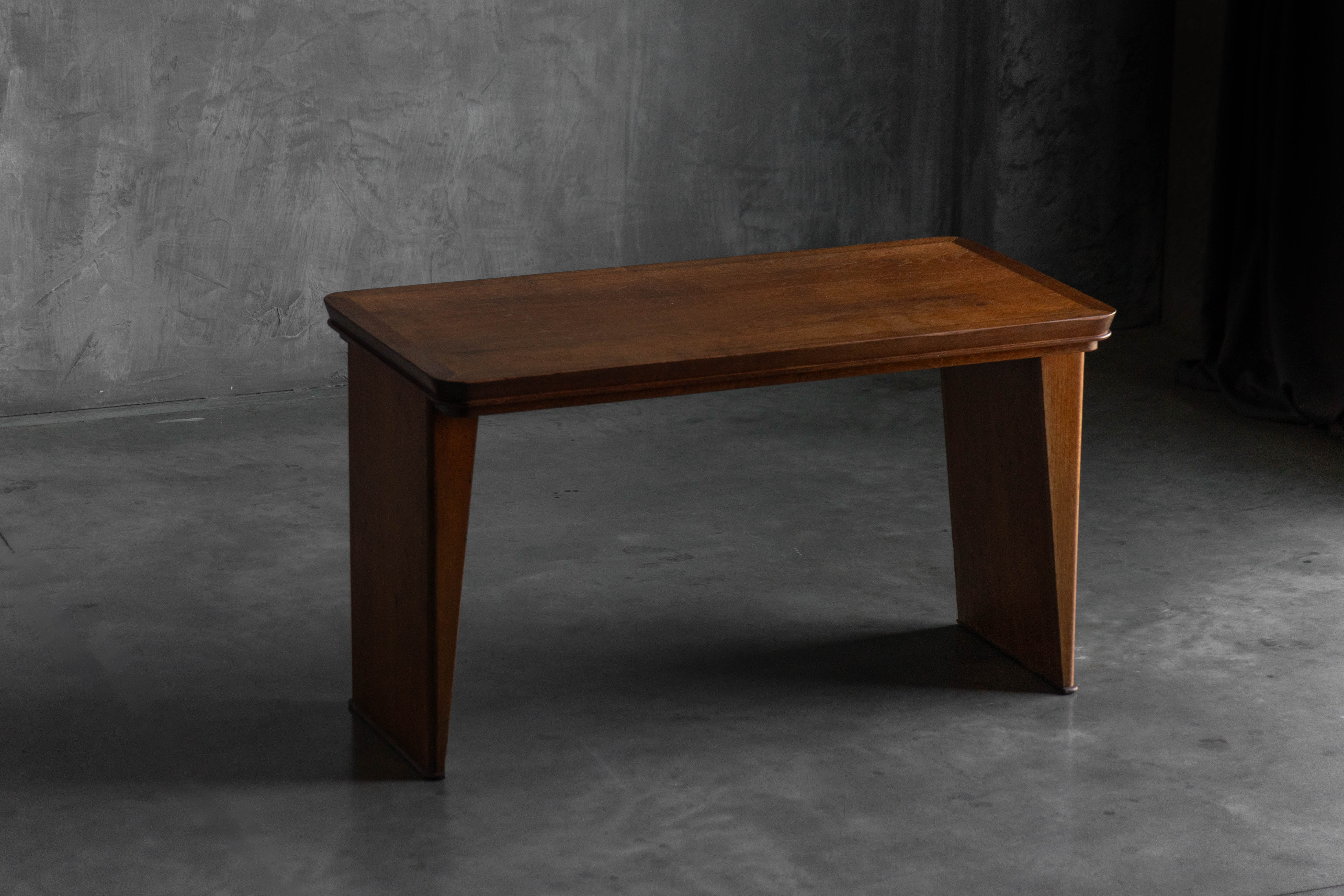 Solid Oak Desk Attributed to Maurice Pré, France - 1930s