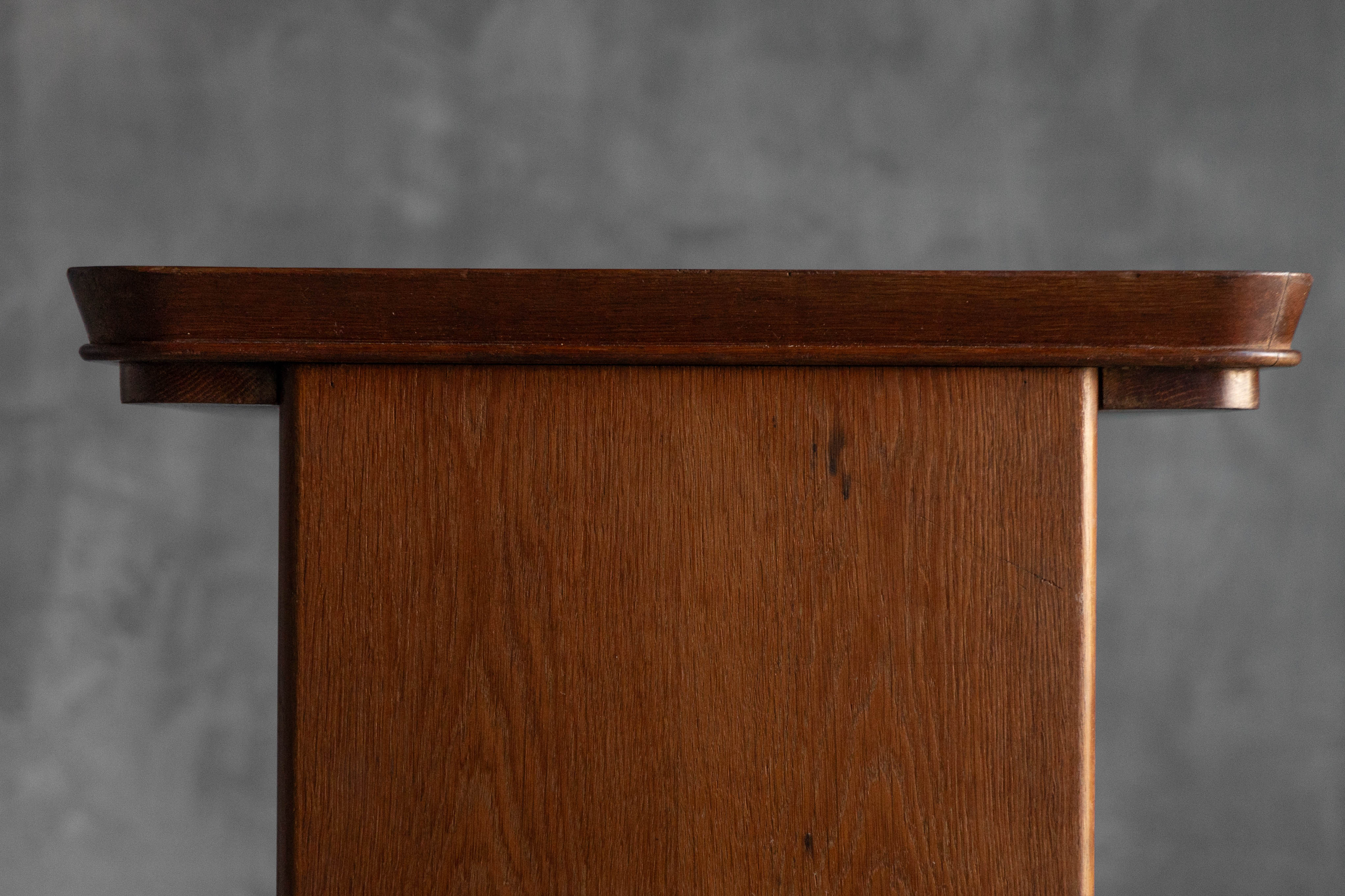 Solid Oak Desk Attributed to Maurice Pré, France - 1930s