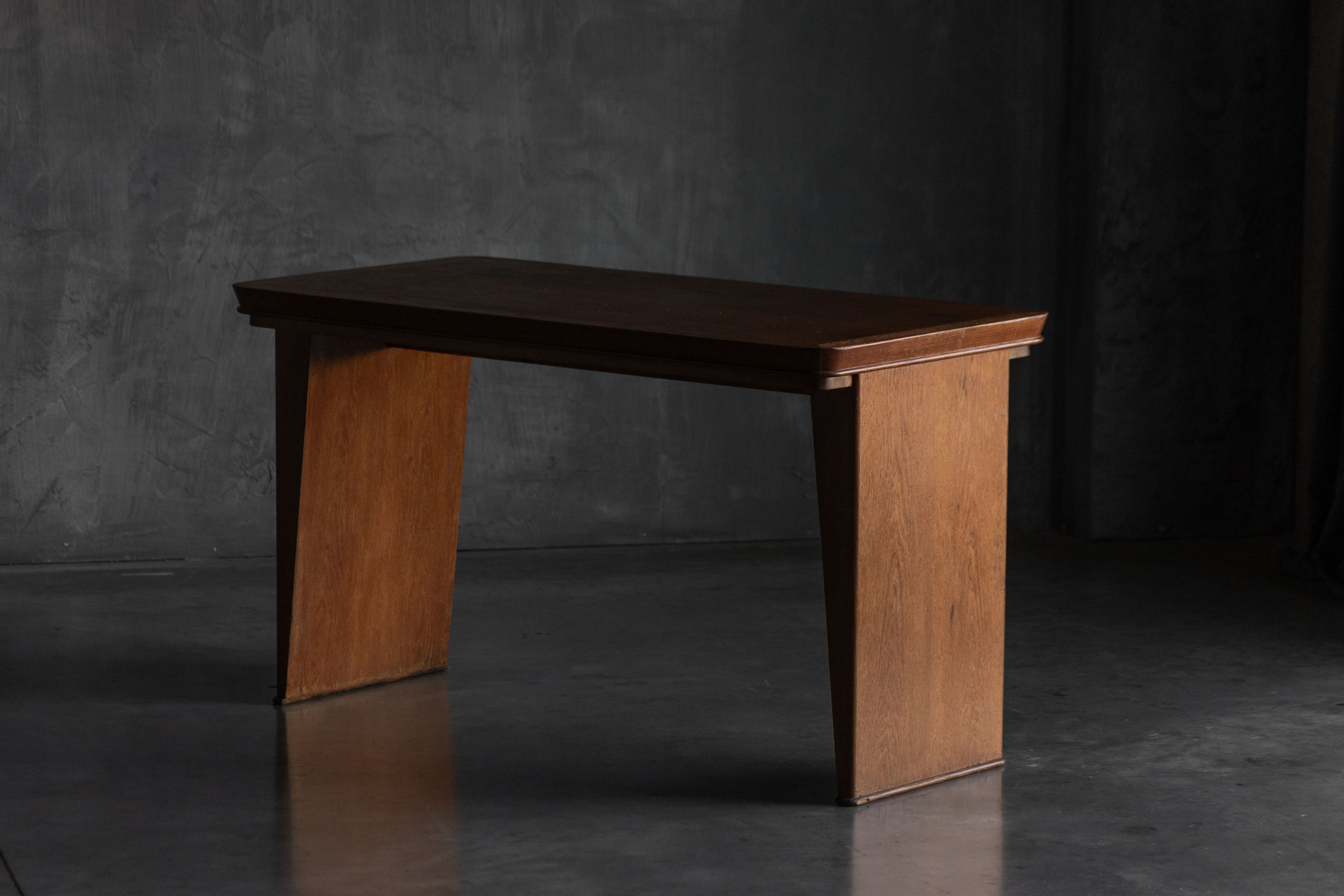 Solid Oak Desk Attributed to Maurice Pré, France - 1930s