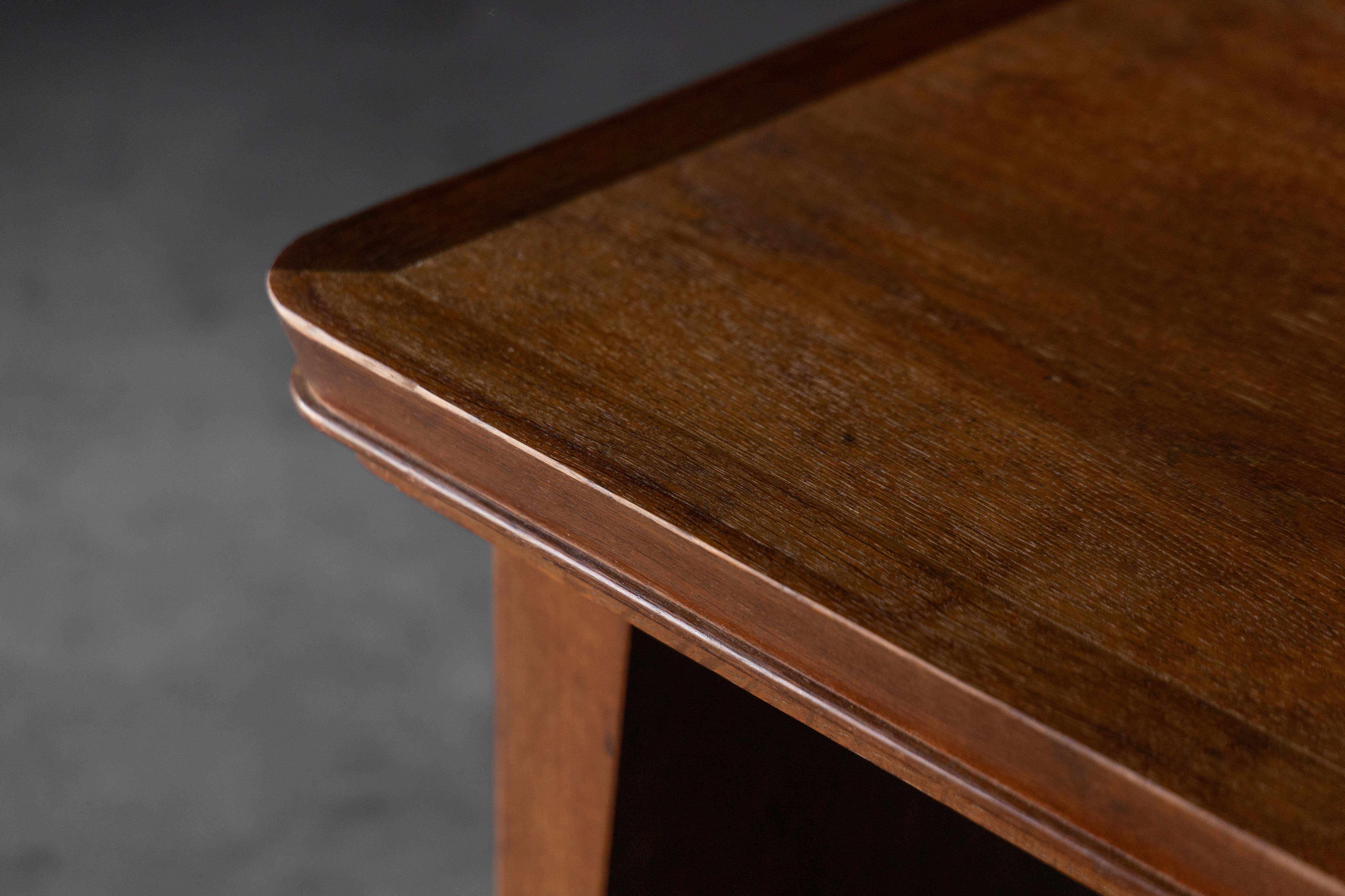 Solid Oak Desk Attributed to Maurice Pré, France - 1930s