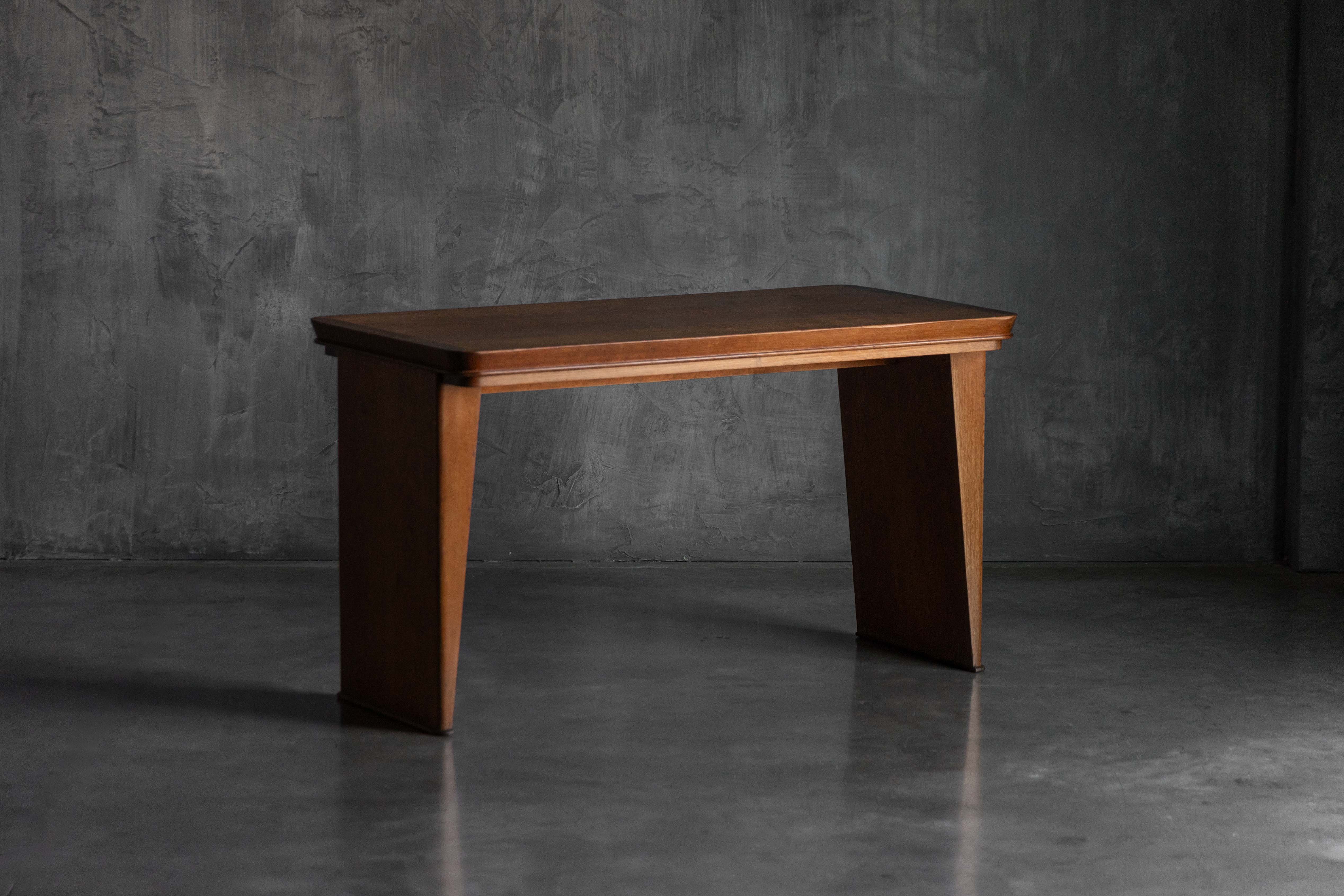 Solid Oak Desk Attributed to Maurice Pré, France - 1930s