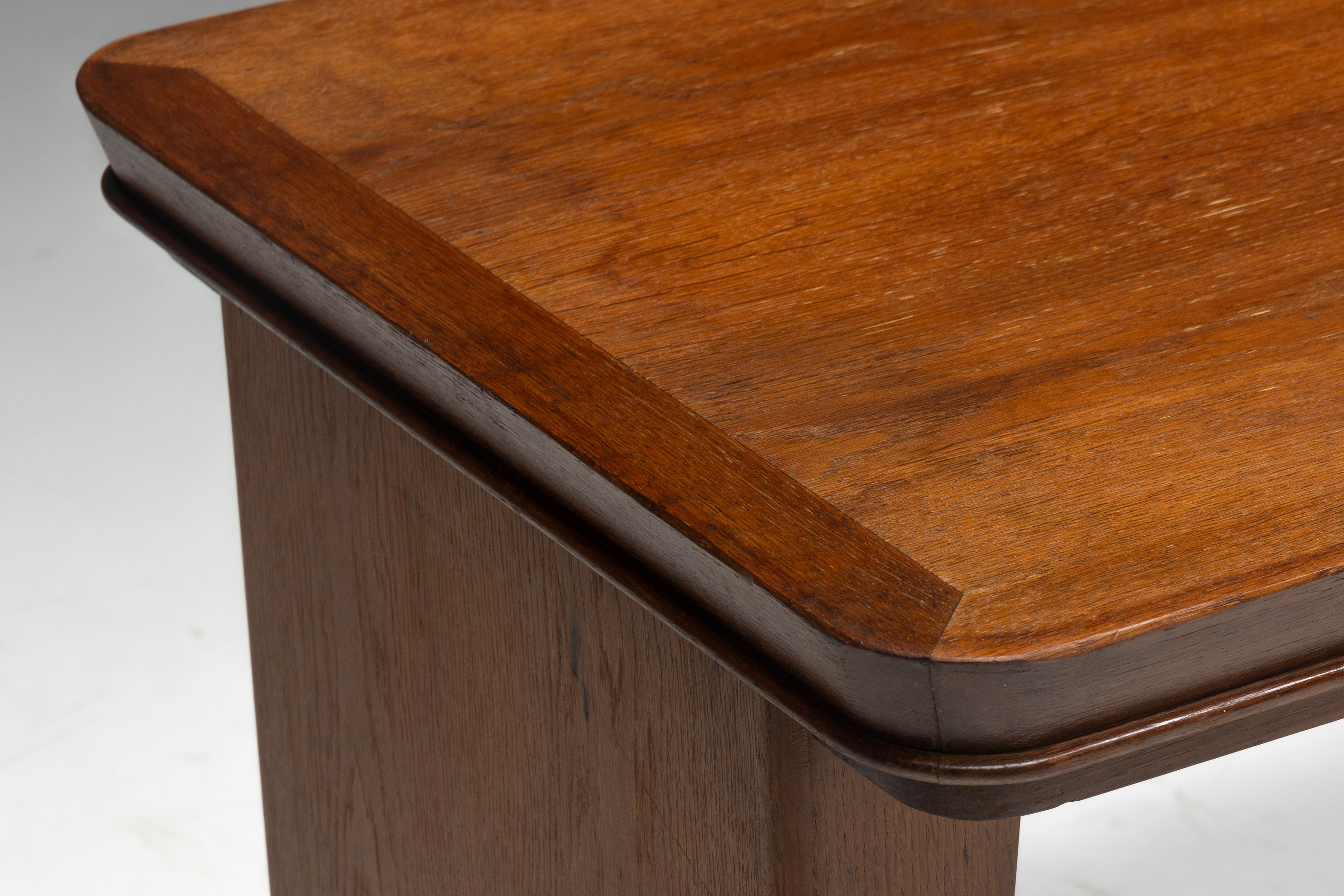Solid Oak Desk Attributed to Maurice Pré, France - 1930s