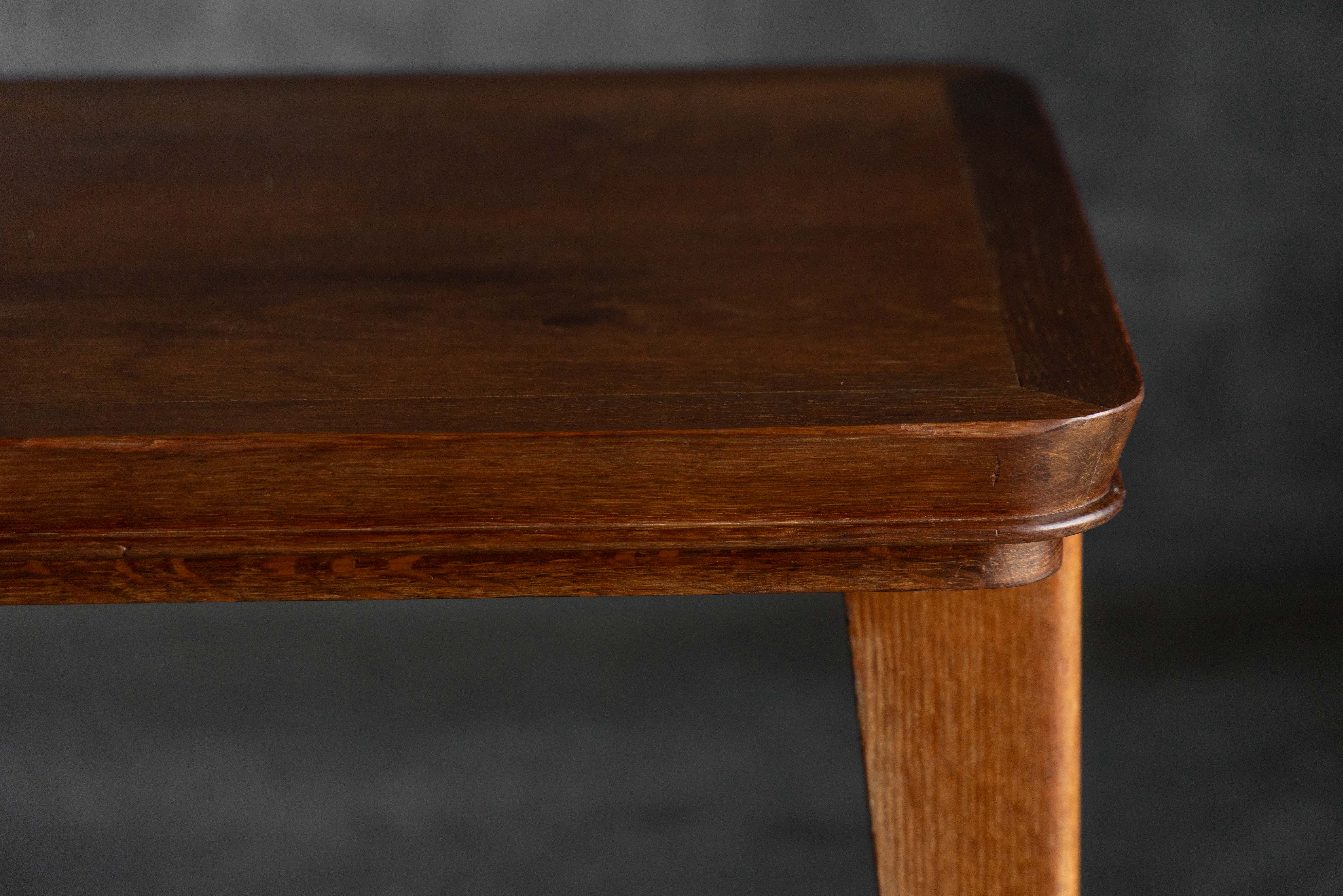 Solid Oak Desk Attributed to Maurice Pré, France - 1930s