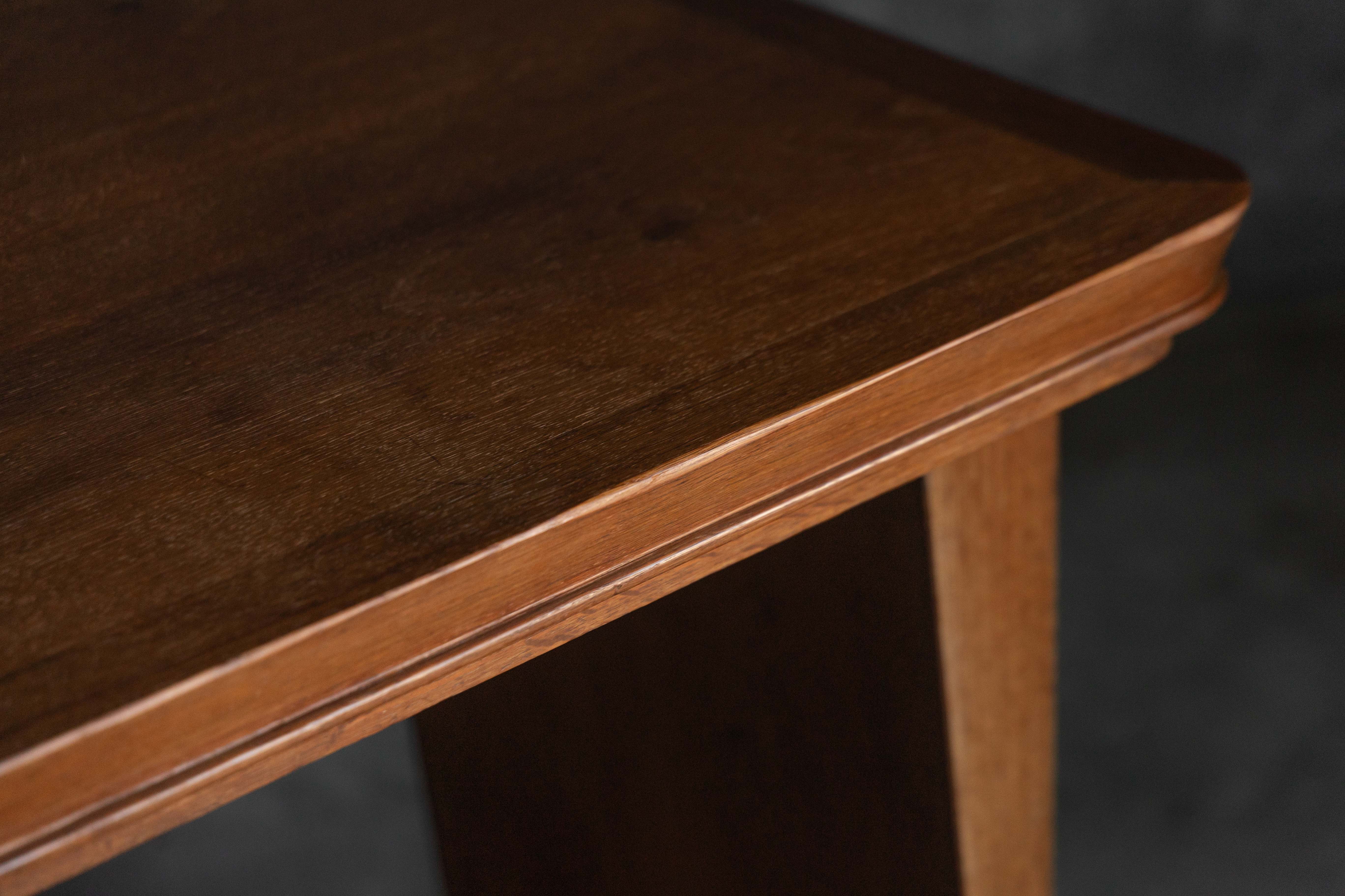 Solid Oak Desk Attributed to Maurice Pré, France - 1930s