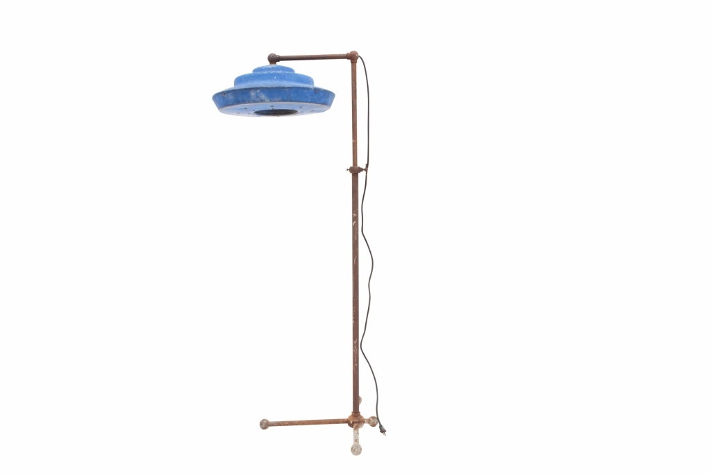 Industrial Floor Lamp, Saphir Paris - Early 20th Century