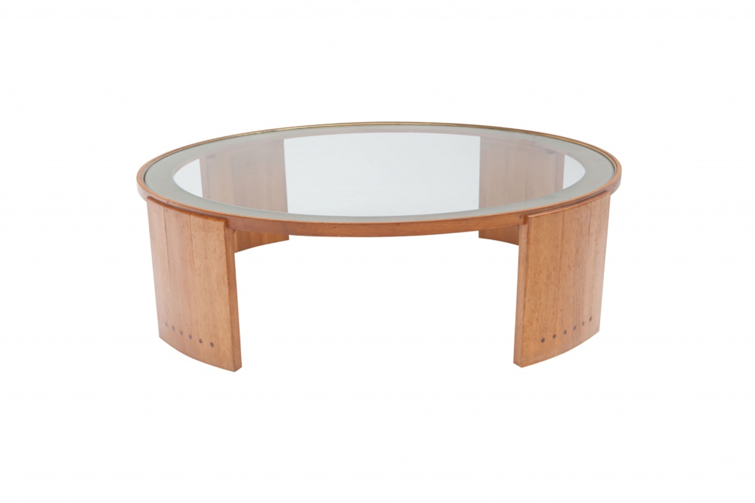 Round Pierre Chapo Coffee Table - 1960s