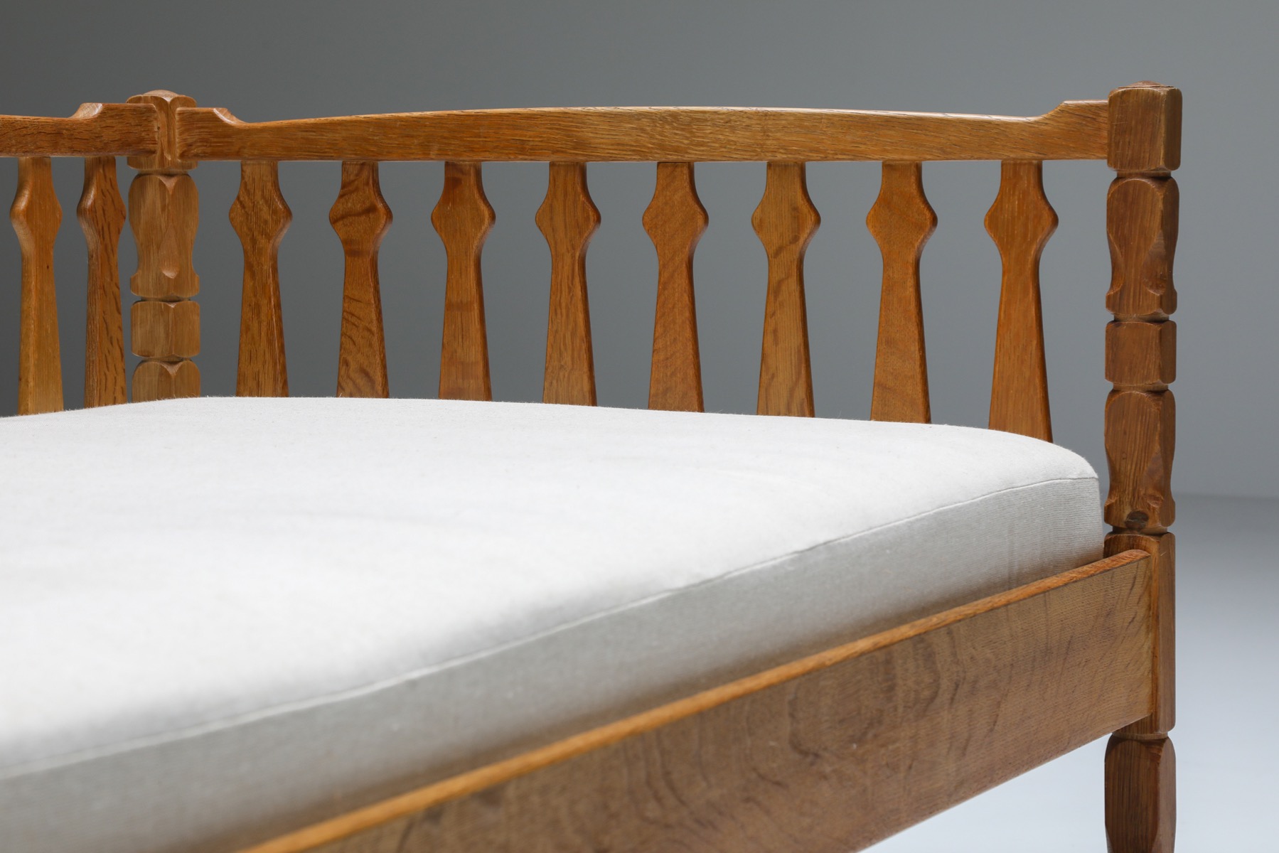 Mid Century Wooden Daybed - 1950s