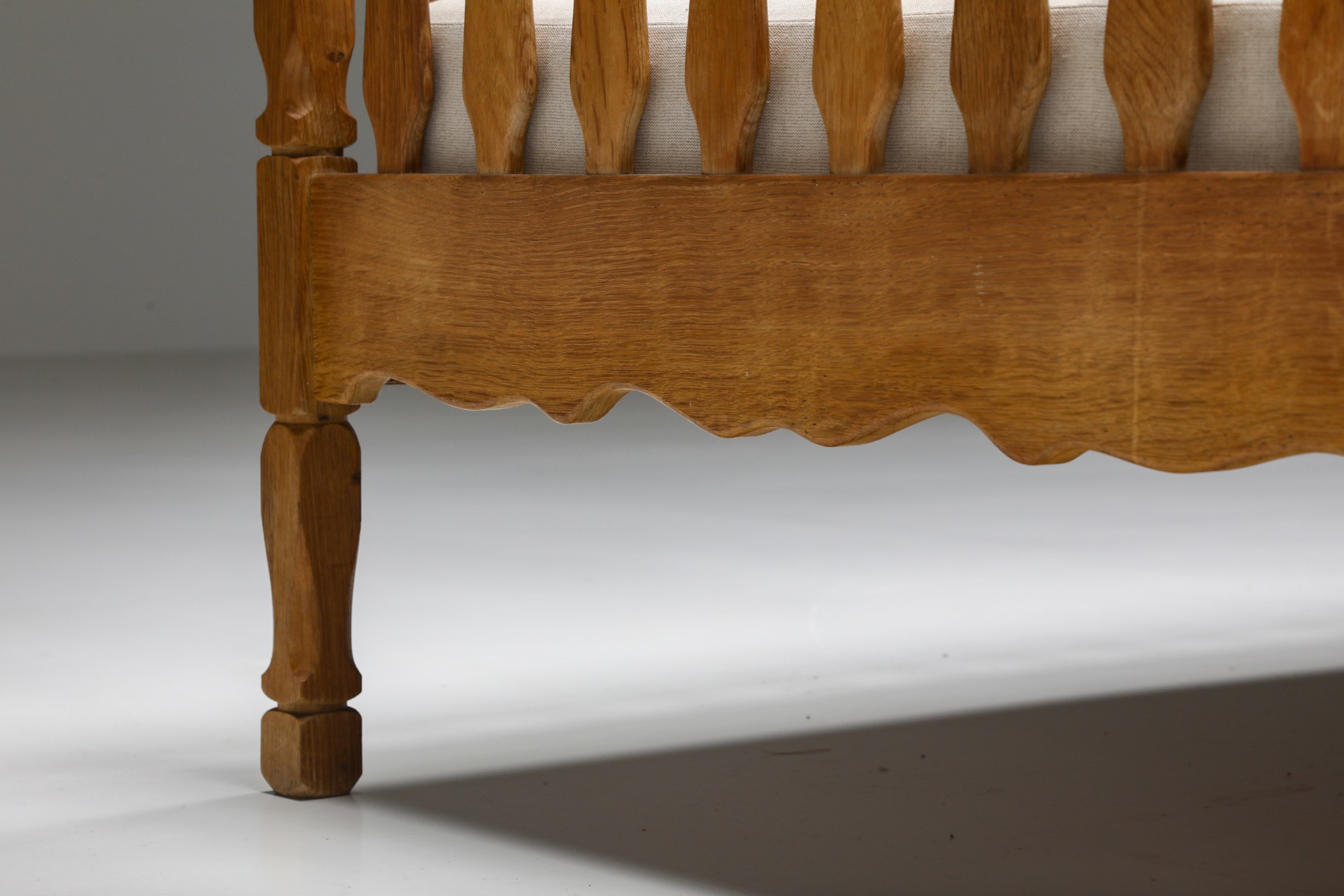 Mid Century Wooden Daybed - 1950s