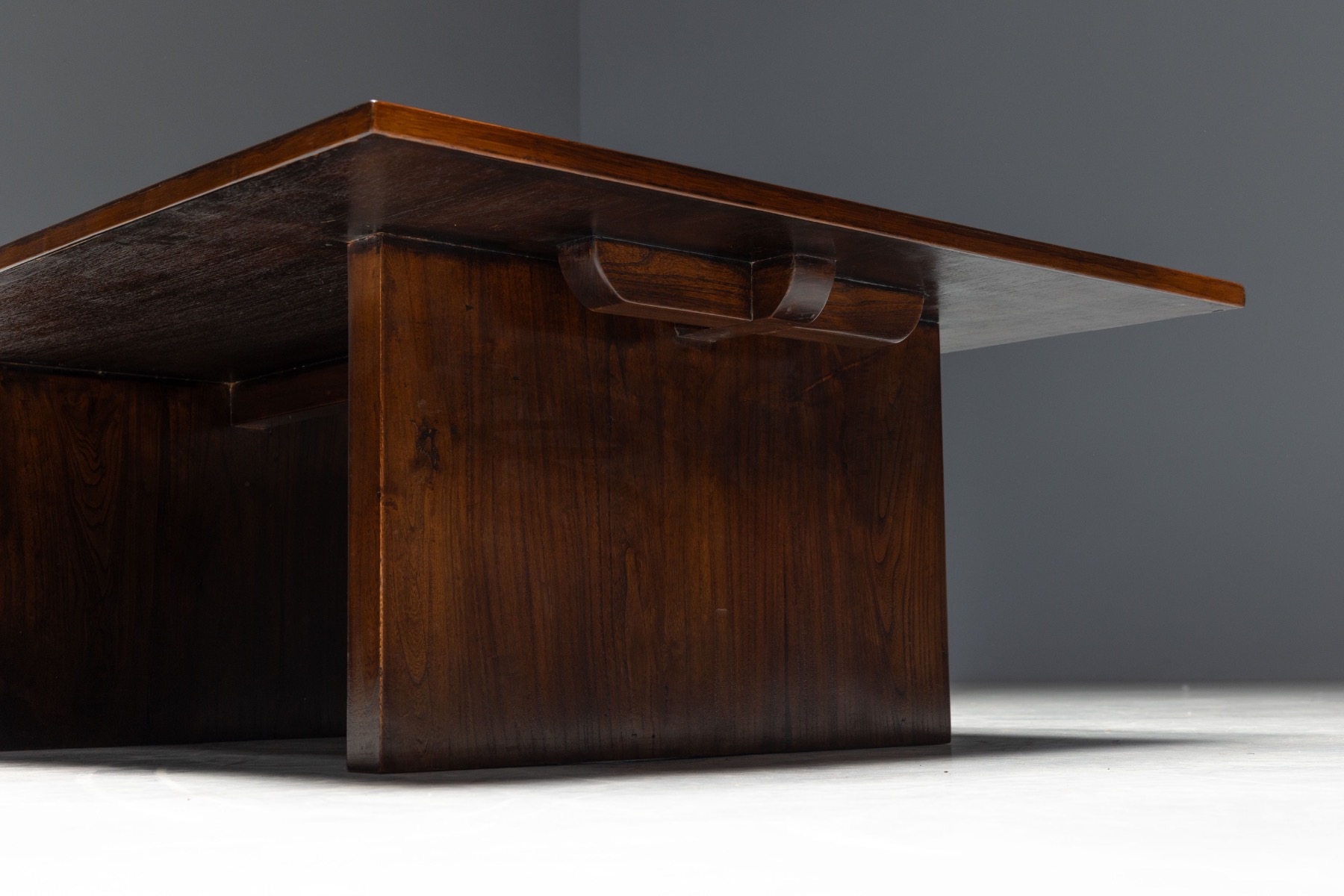 Bamboo Coffee Table in the Style of Axel Vervoordt, Belgium - 1980s