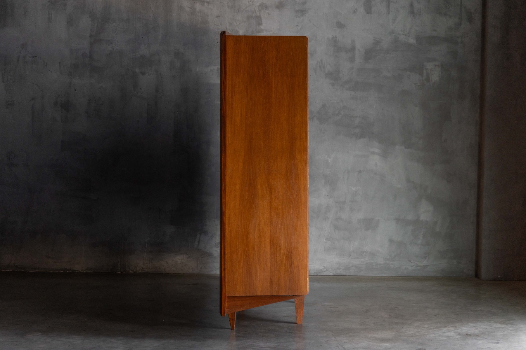 Modernist Oak Highboard, Reconstruction Period, France - Circa 1955