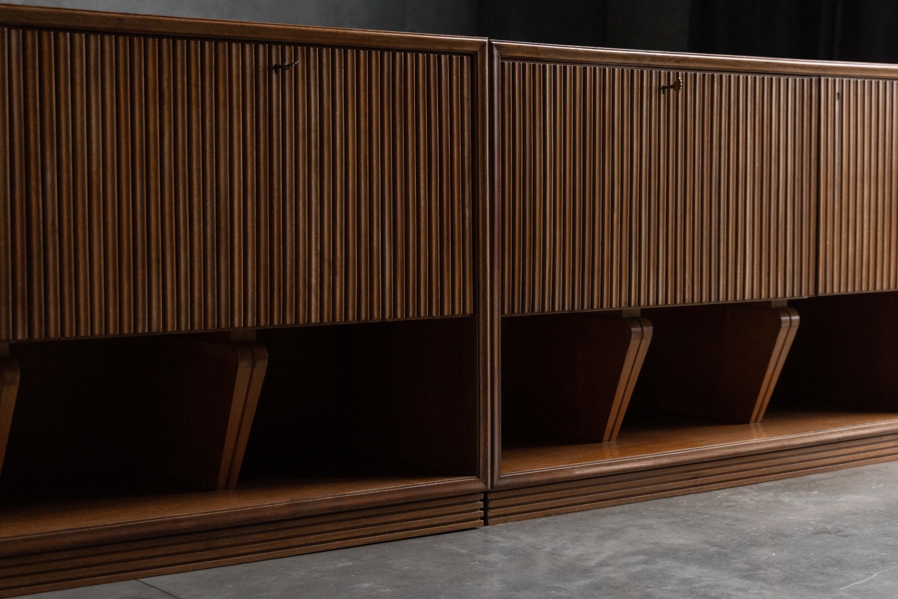 Modernist Slatted Credenza by Paolo Buffa, Italy – 1960s