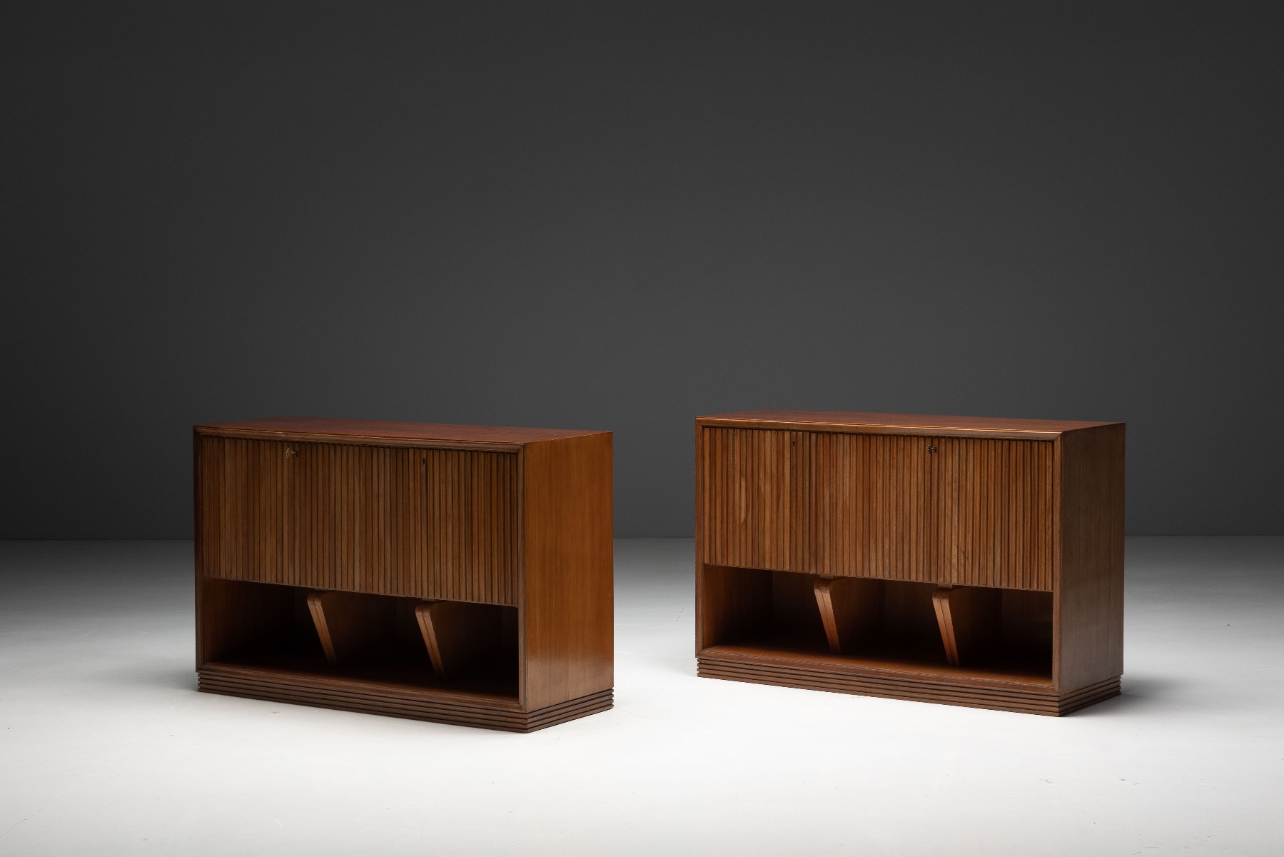 Modernist Slatted Credenza by Paolo Buffa, Italy – 1960s
