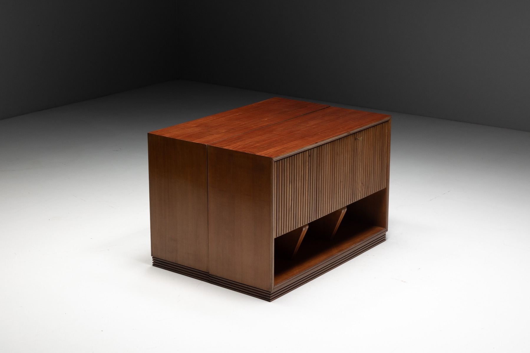 Modernist Slatted Credenza by Paolo Buffa, Italy – 1960s