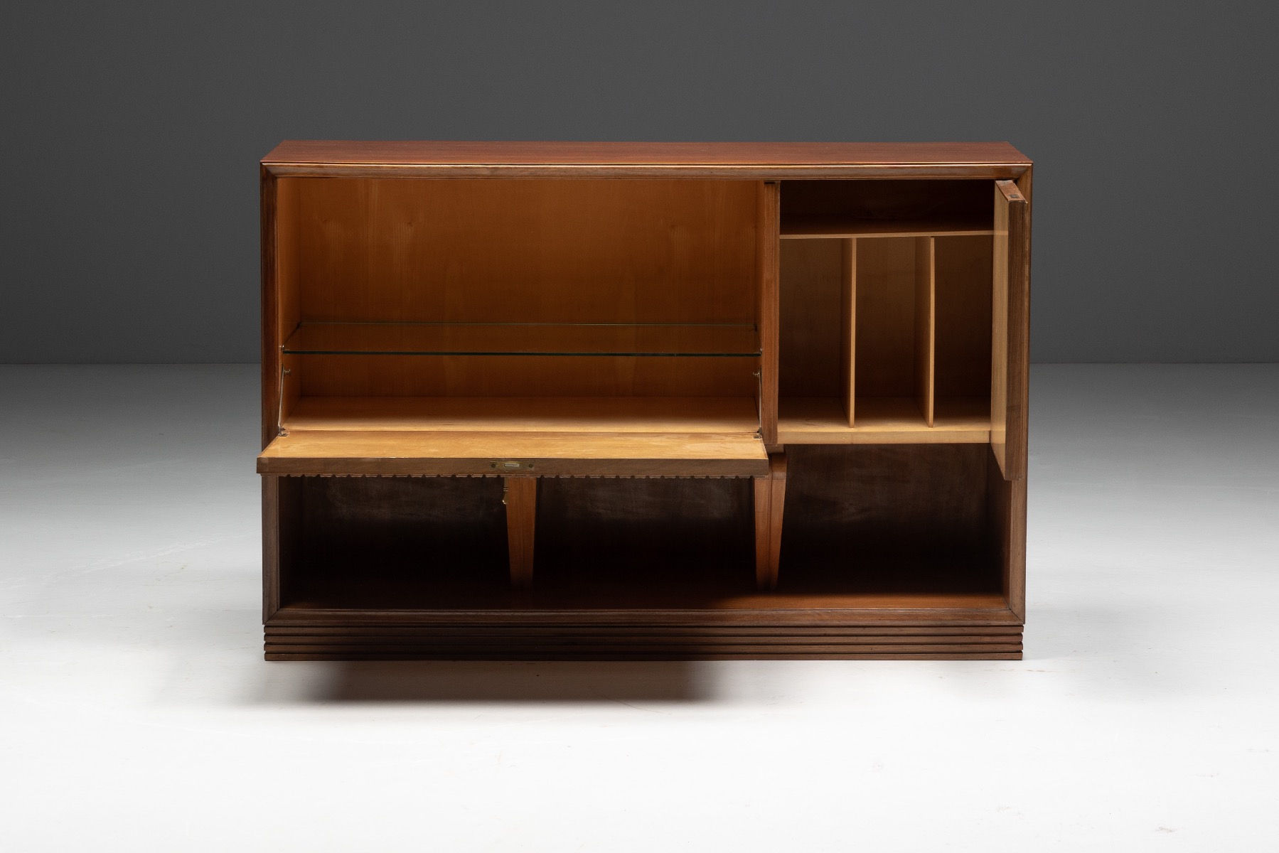Modernist Slatted Credenza by Paolo Buffa, Italy – 1960s