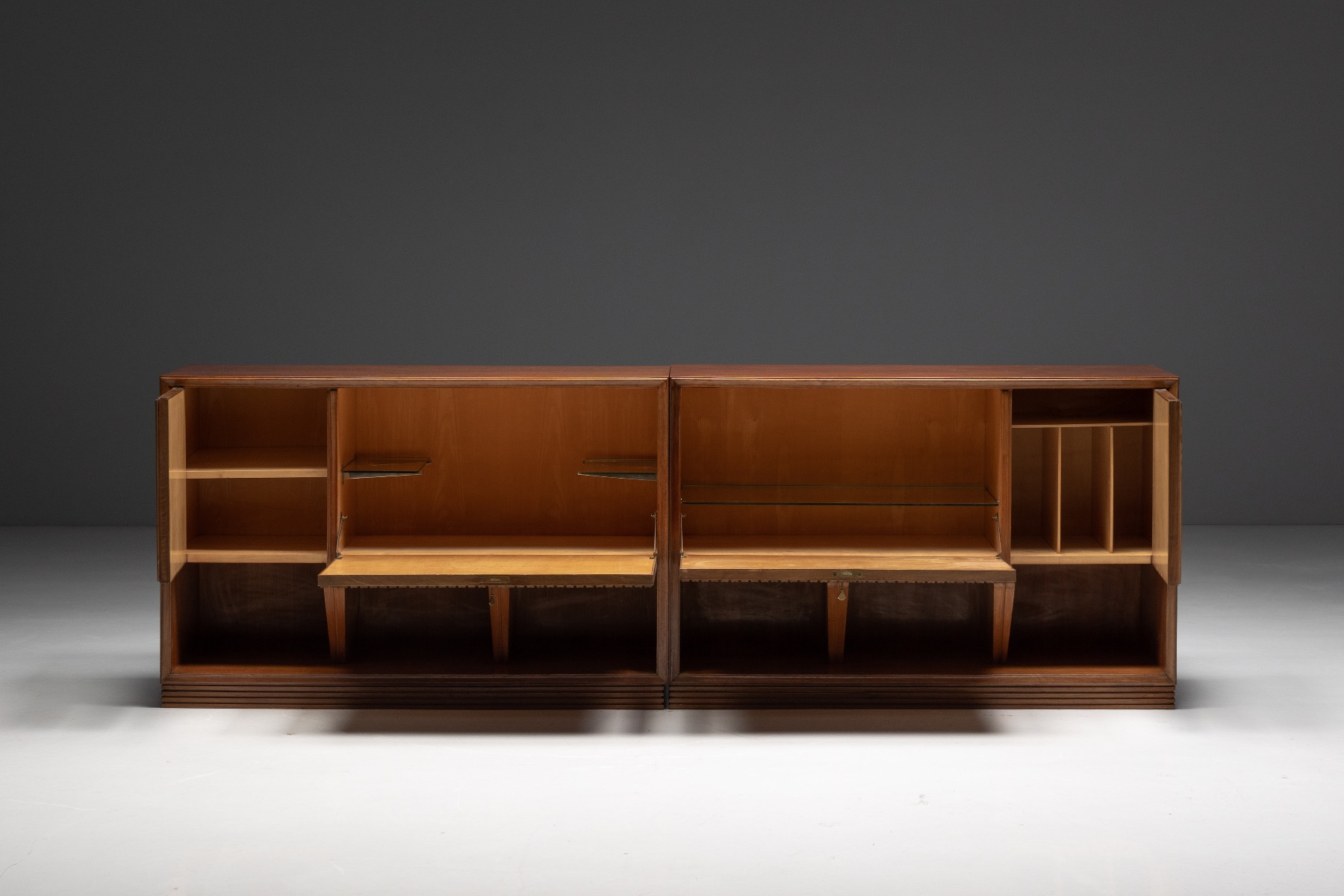 Modernist Slatted Credenza by Paolo Buffa, Italy – 1960s