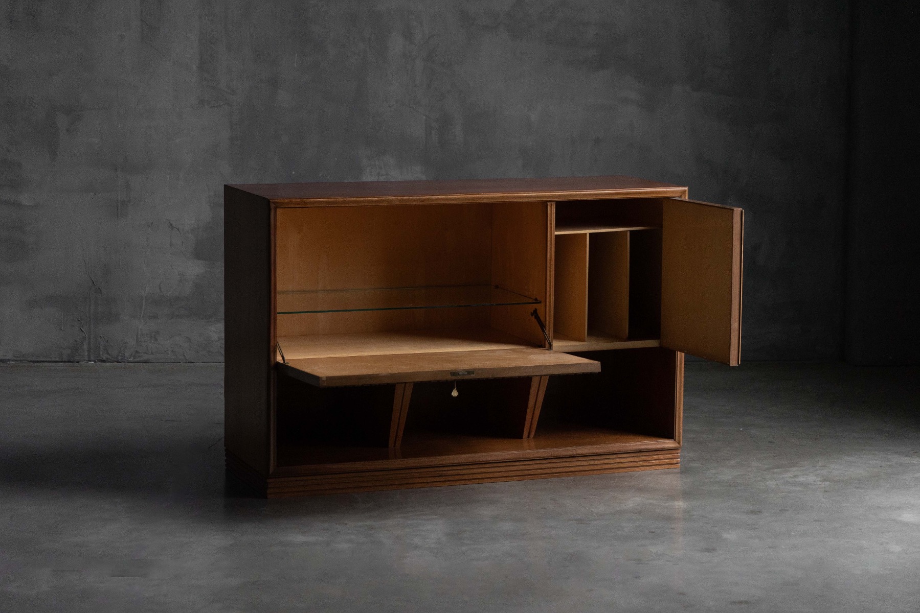 Modernist Slatted Credenza by Paolo Buffa, Italy – 1960s