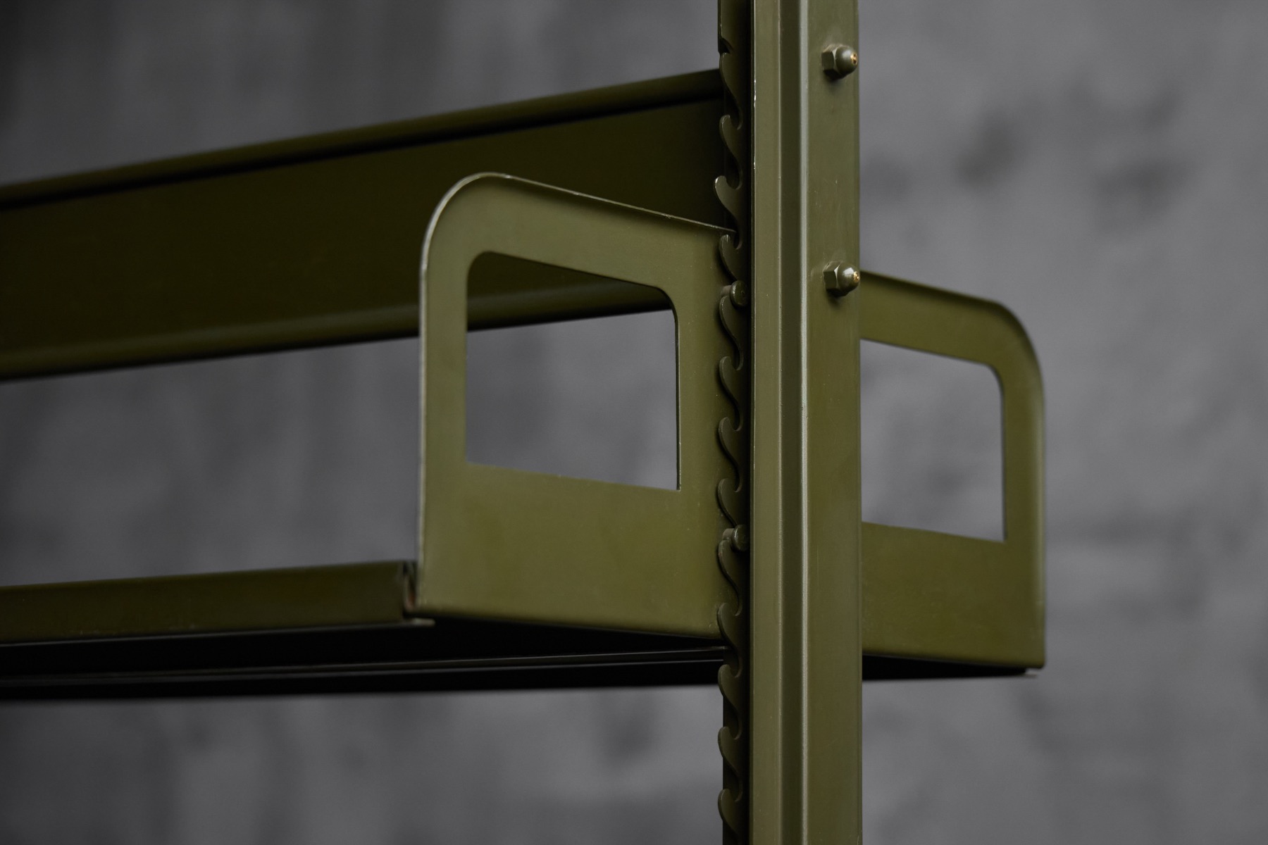 freestanding shelving system 1950s modernist design
