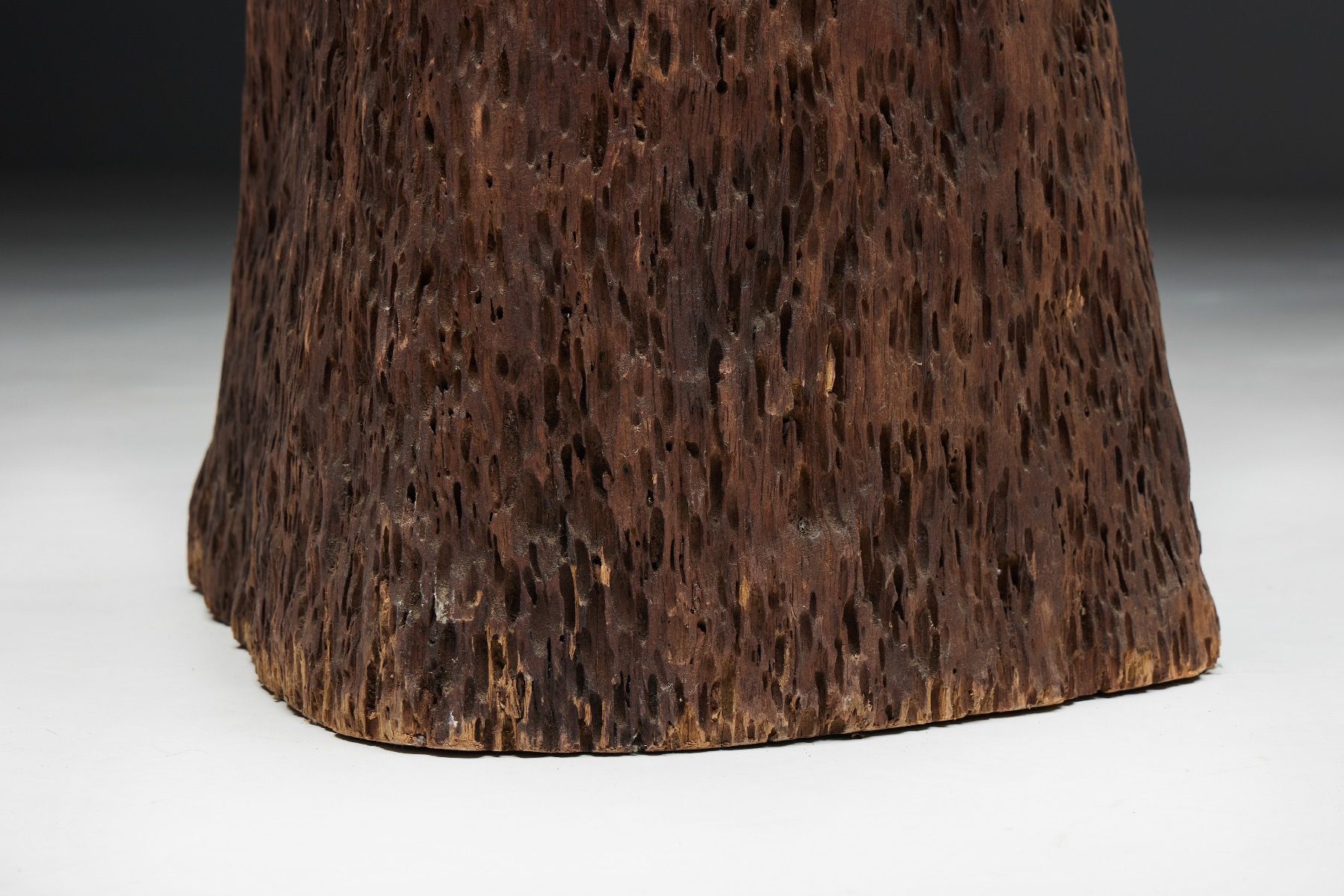 Monoxylite Wabi Sabi Console Table - 1960s