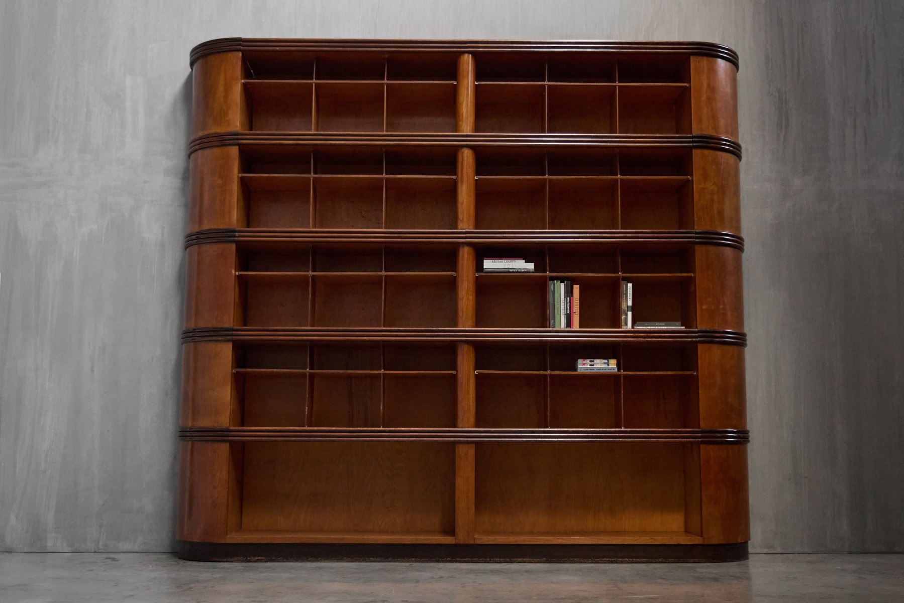 Monumental Art Deco Display Cabinet, Italy - Mid-20th Century