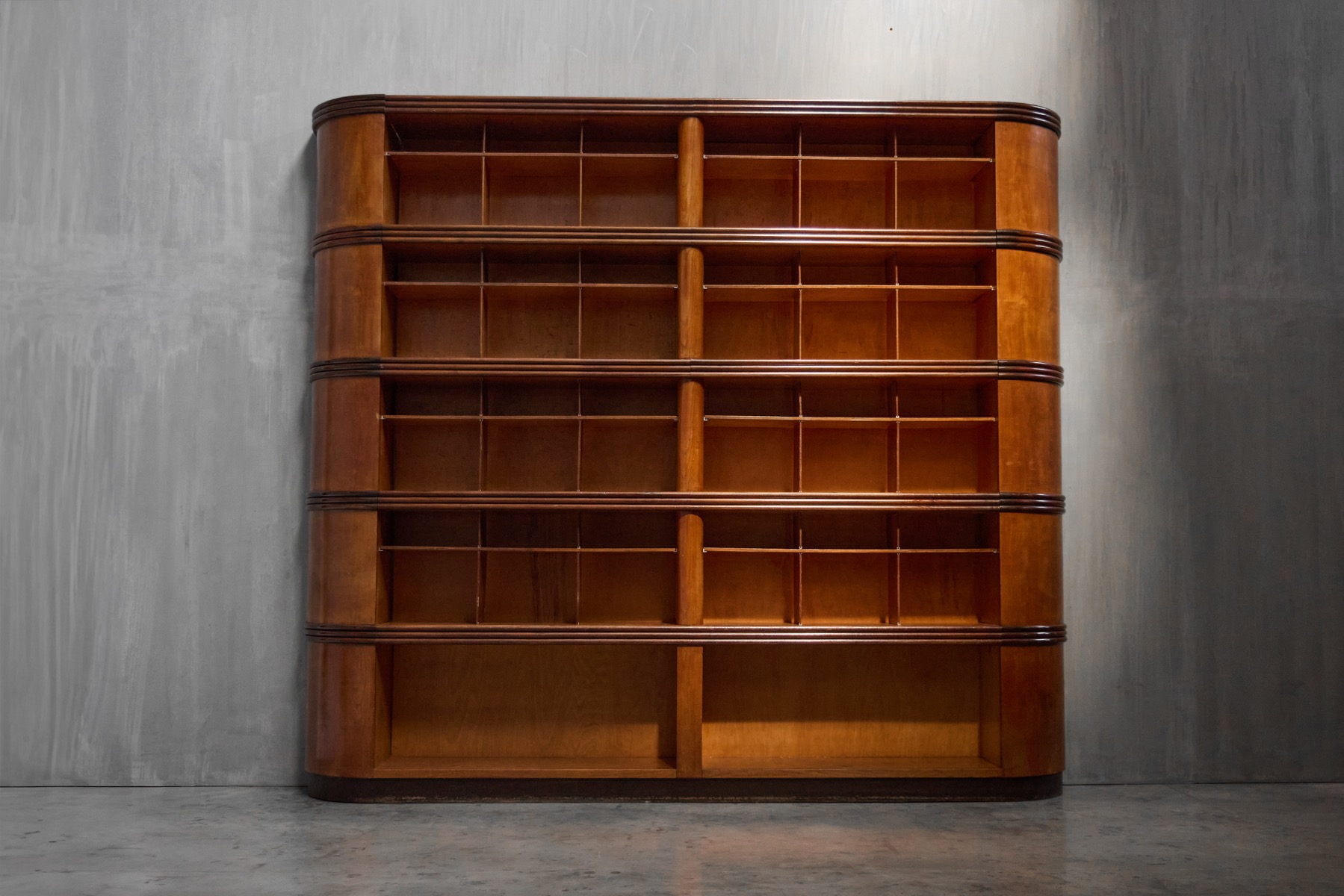Monumental Art Deco Display Cabinet, Italy - Mid-20th Century