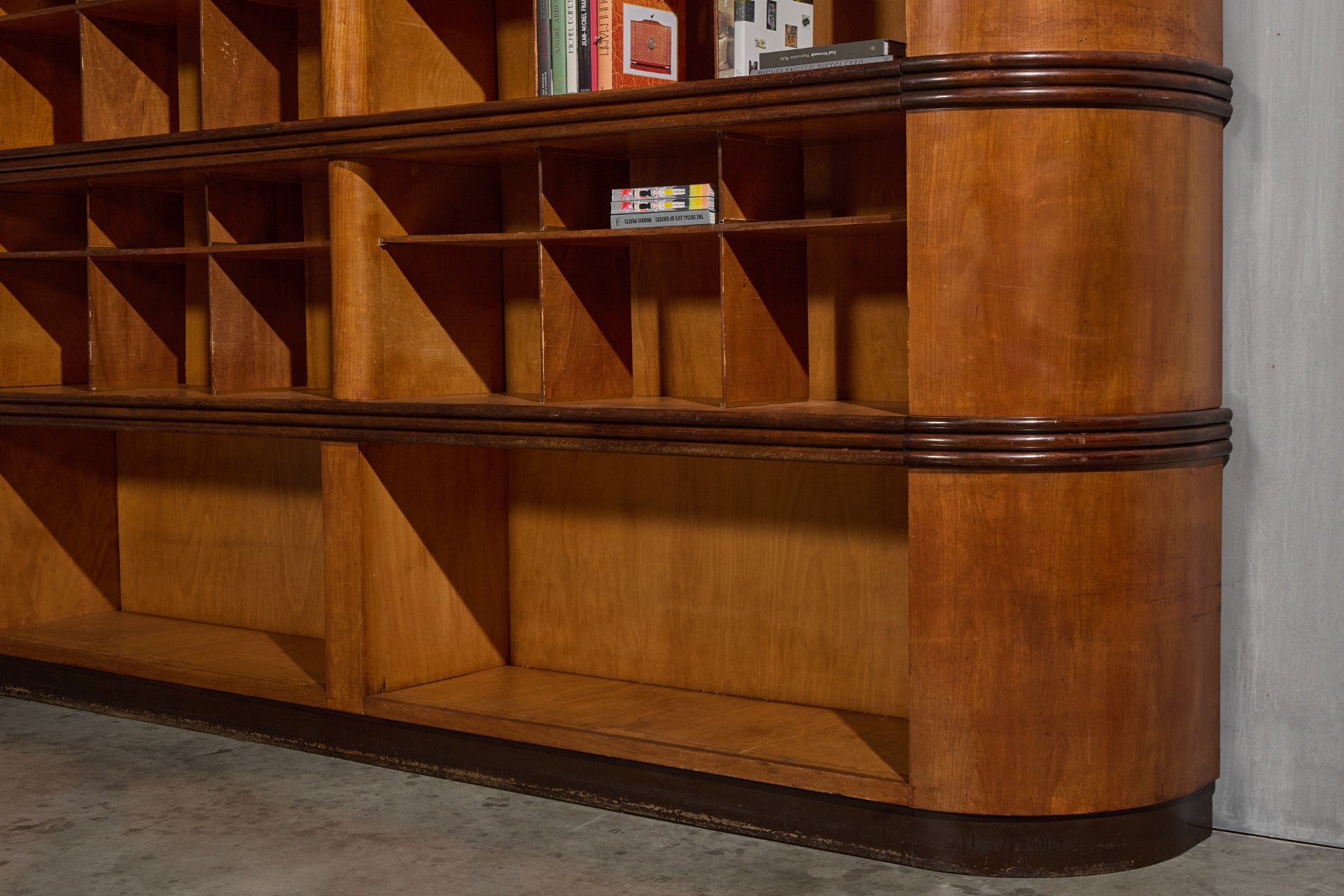 Monumental Art Deco Display Cabinet, Italy - Mid-20th Century
