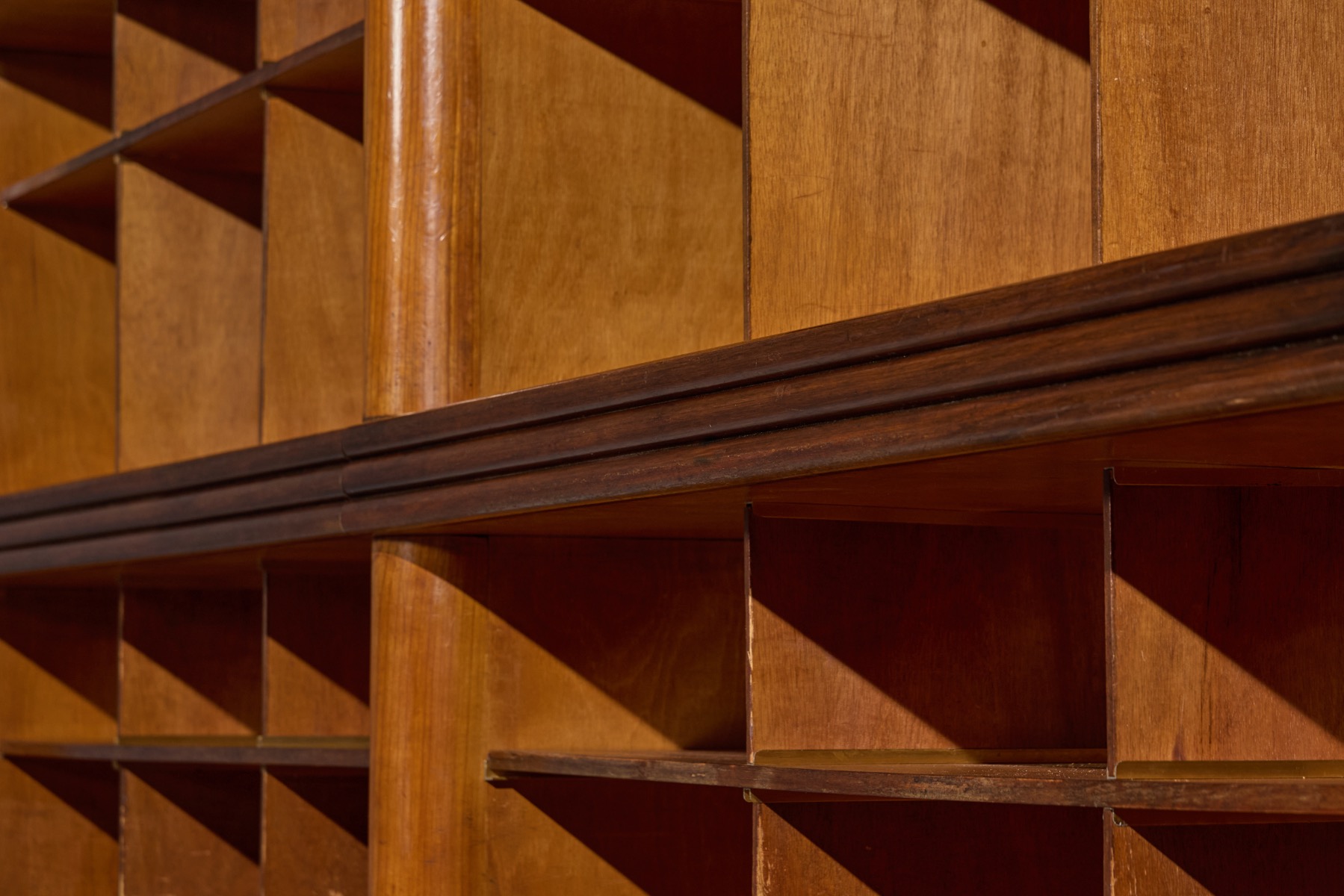 Monumental Art Deco Display Cabinet, Italy - Mid-20th Century