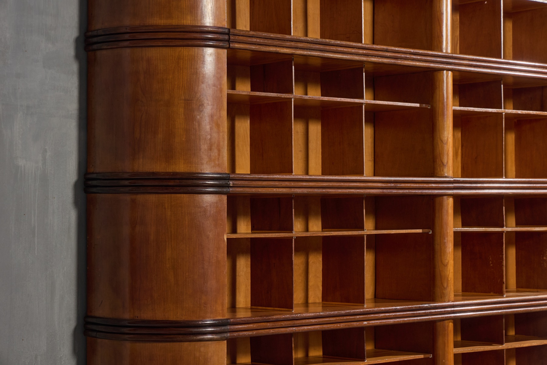 Monumental Art Deco Display Cabinet, Italy - Mid-20th Century