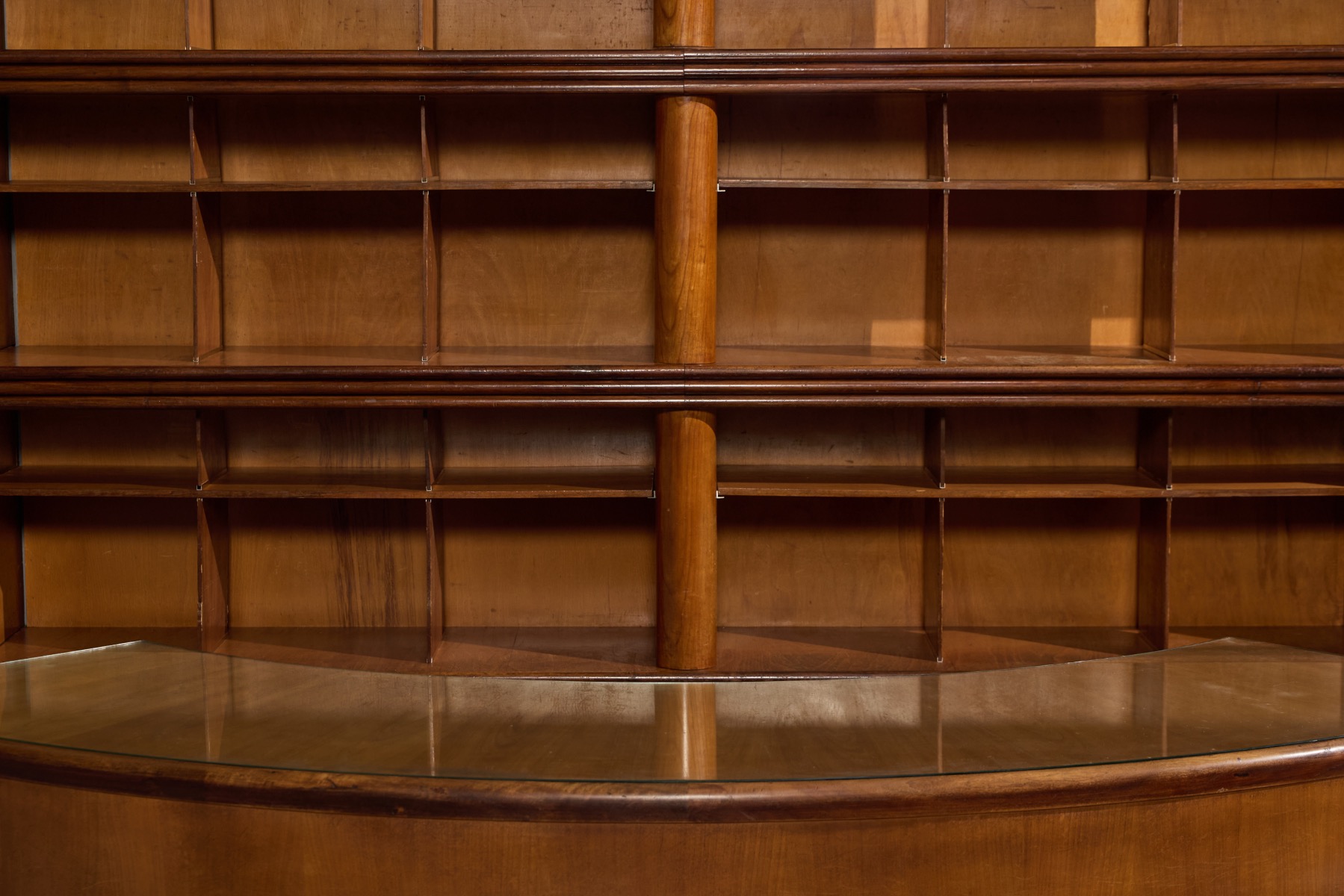 Monumental Art Deco Display Cabinet, Italy - Mid-20th Century