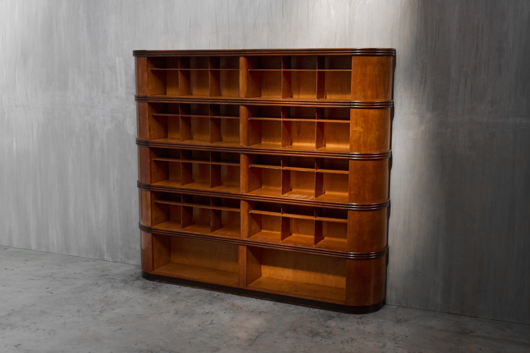 Monumental Art Deco Display Cabinet, Italy - Mid-20th Century