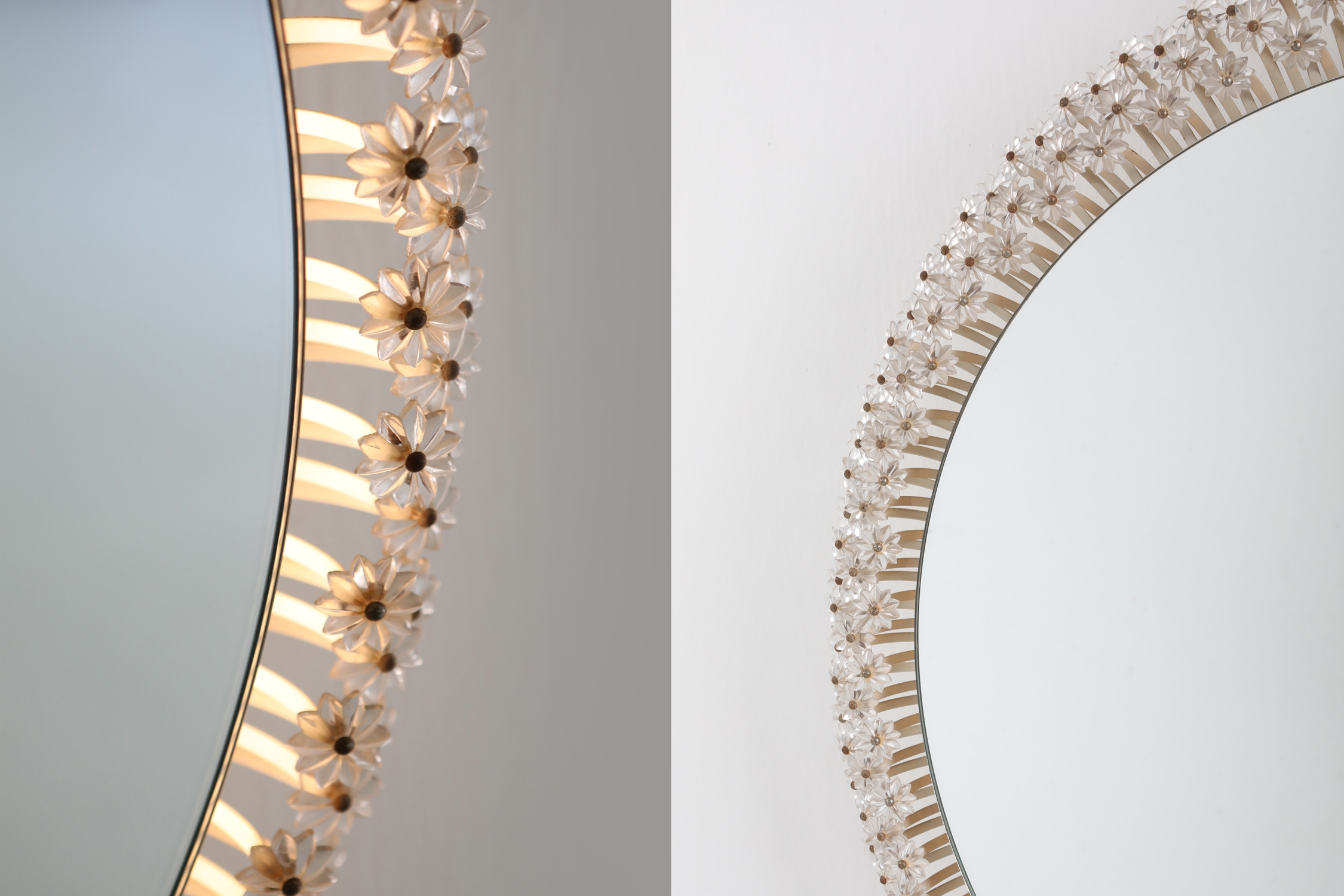 Emil Stejnar Extra Large Back Lit Mirror - 1960s