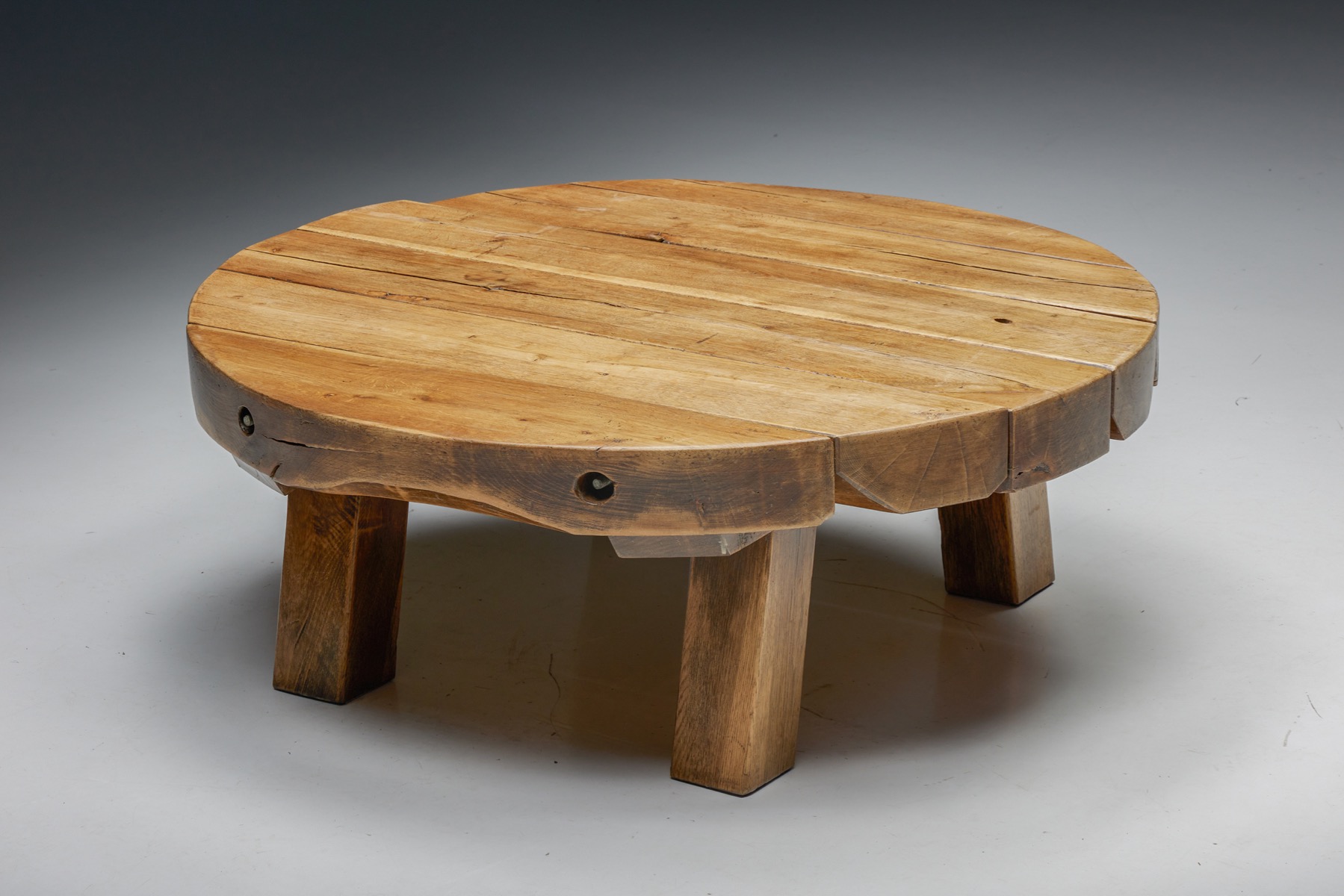  Natural Wooden Coffee Table - 1950's