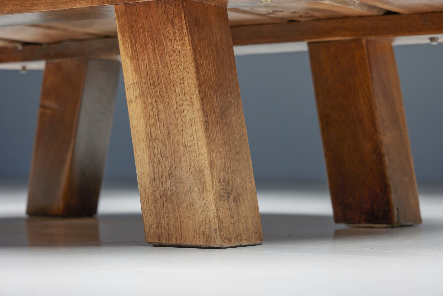  Natural Wooden Coffee Table - 1950's