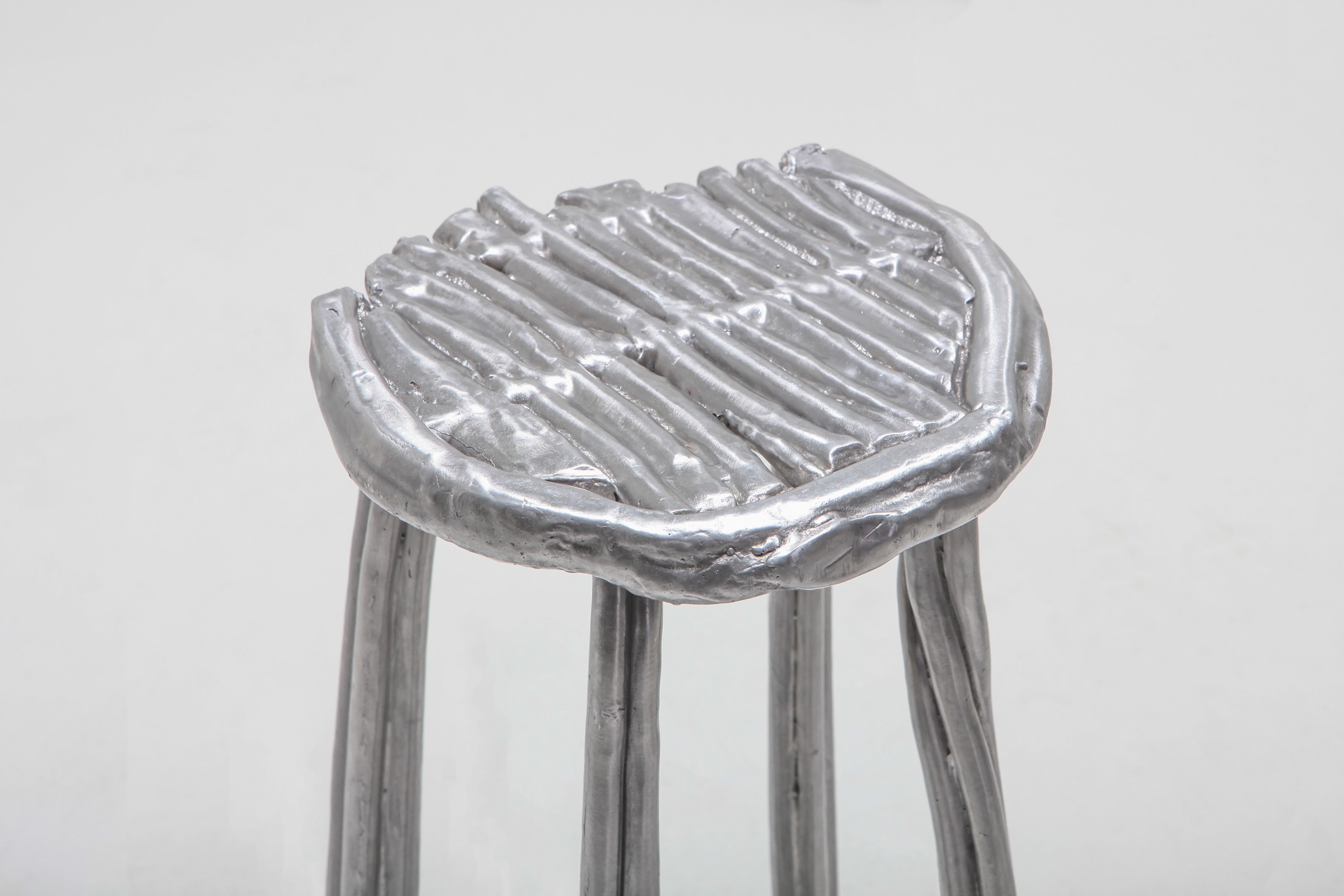 Aluminum Cast Bar Stool T-009 by Nicolas Erauw - 2019