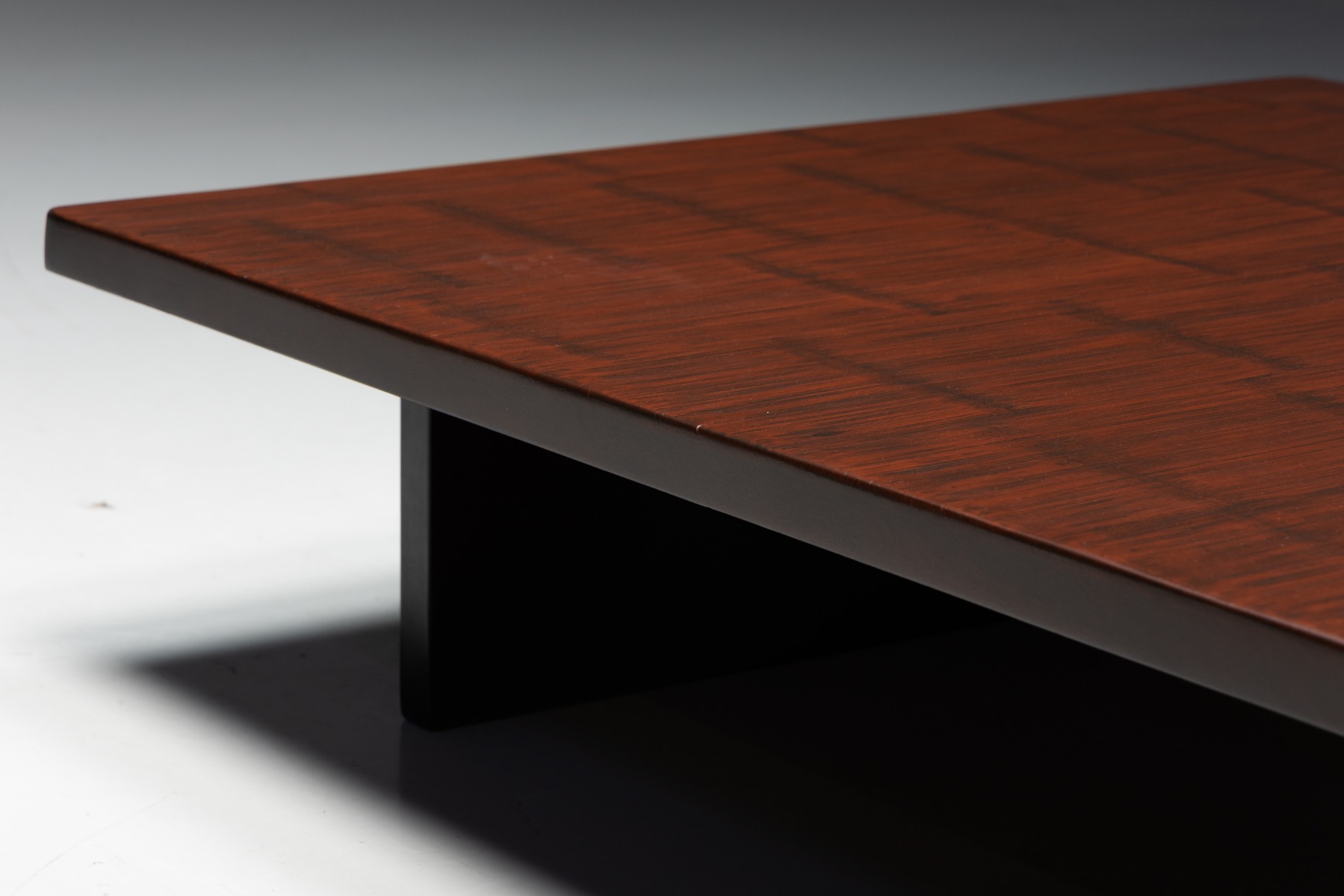Coffee Table by Axel Vervoordt in Wenge and Bamboo - 1980s