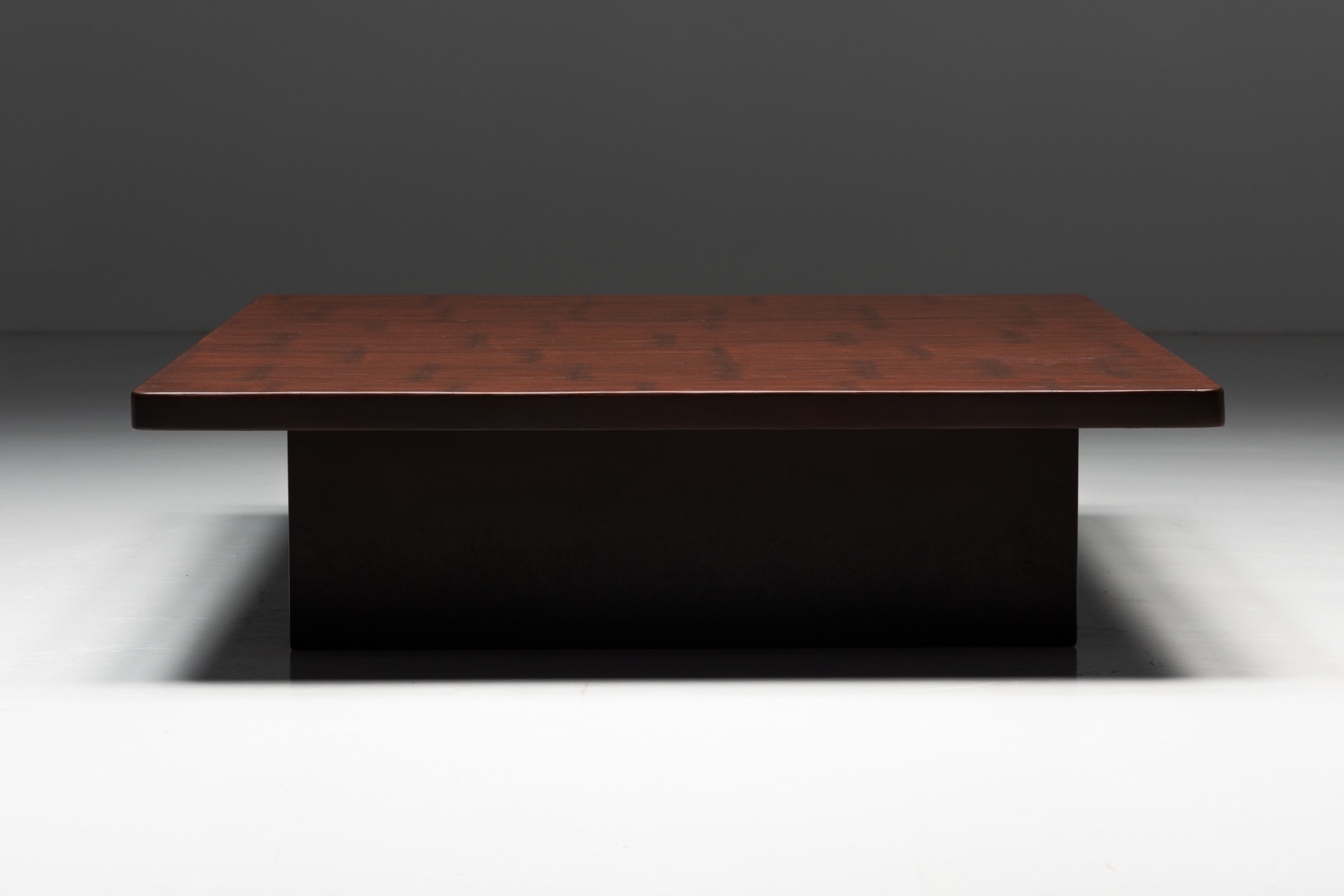 Coffee Table by Axel Vervoordt in Wenge and Bamboo - 1980s