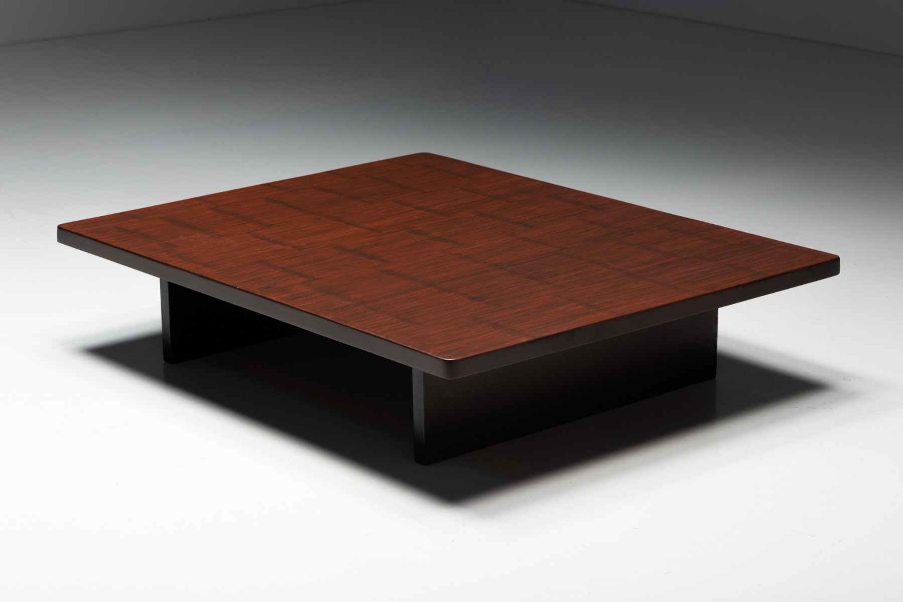 Coffee Table by Axel Vervoordt in Wenge and Bamboo - 1980s