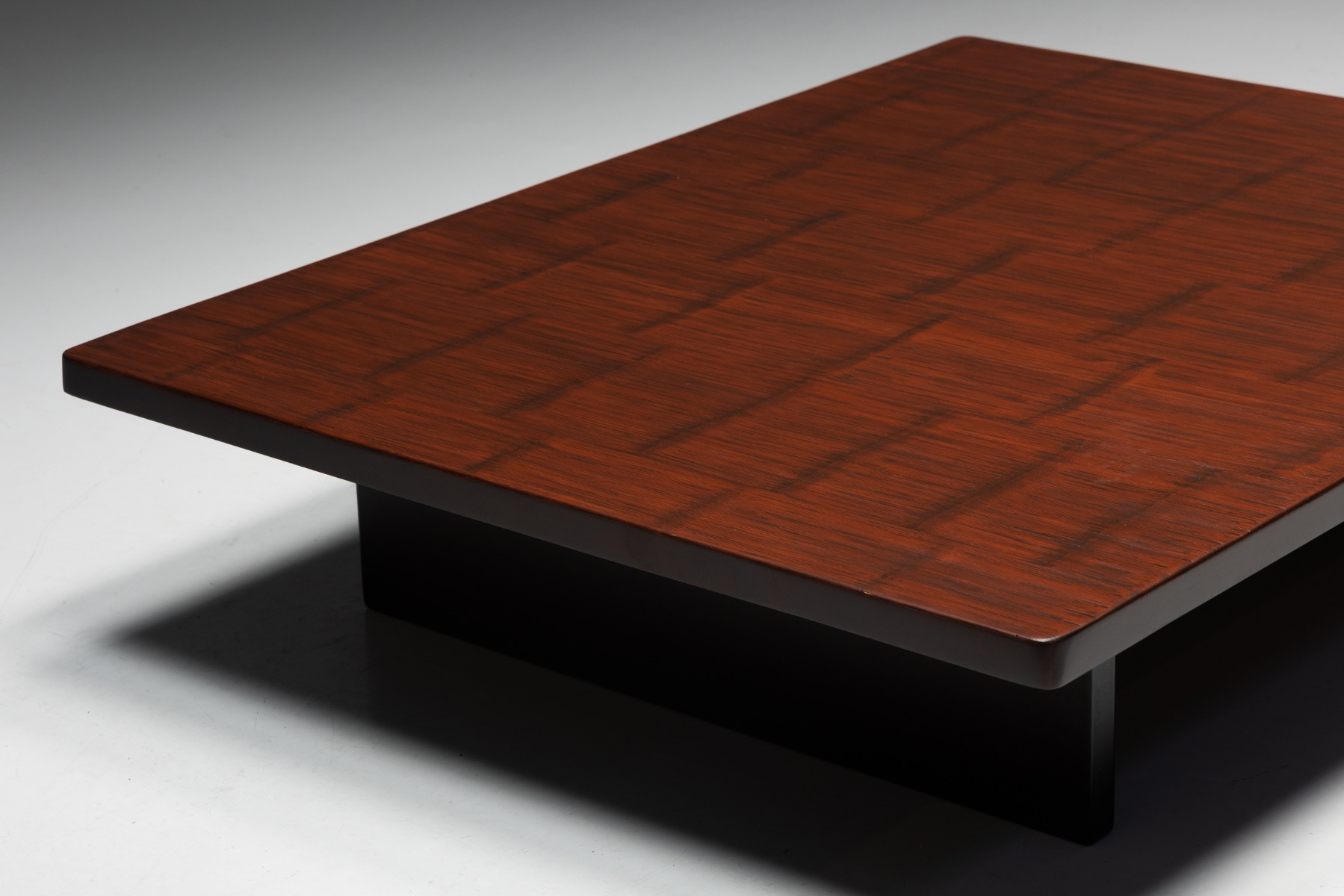 Coffee Table by Axel Vervoordt in Wenge and Bamboo - 1980s