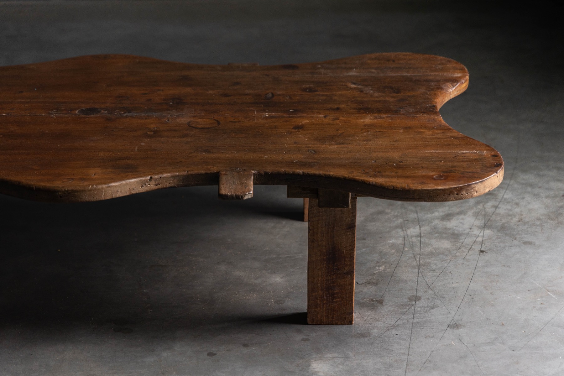 Organic Wabi Sabi Coffee Table - 19th Century