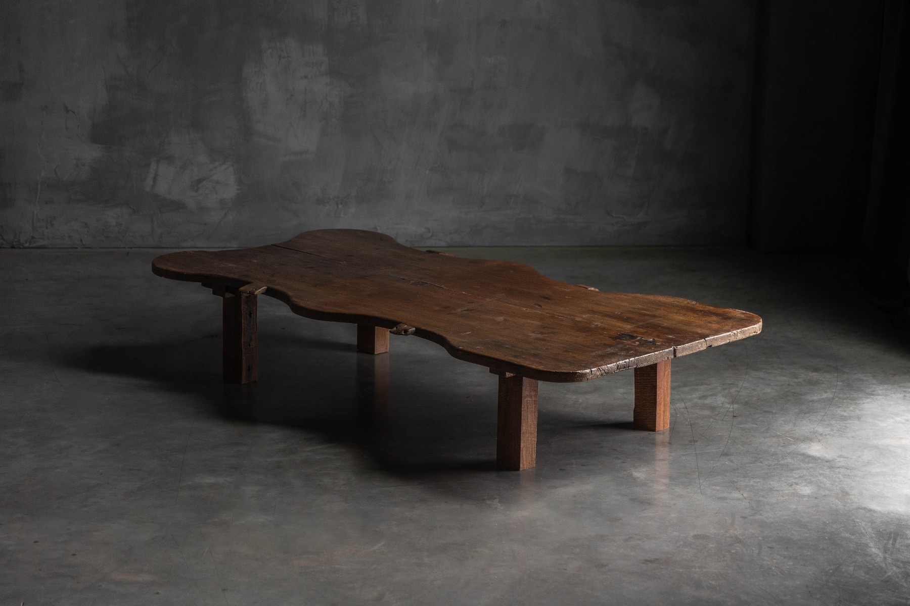 Organic Wabi Sabi Coffee Table - 19th Century