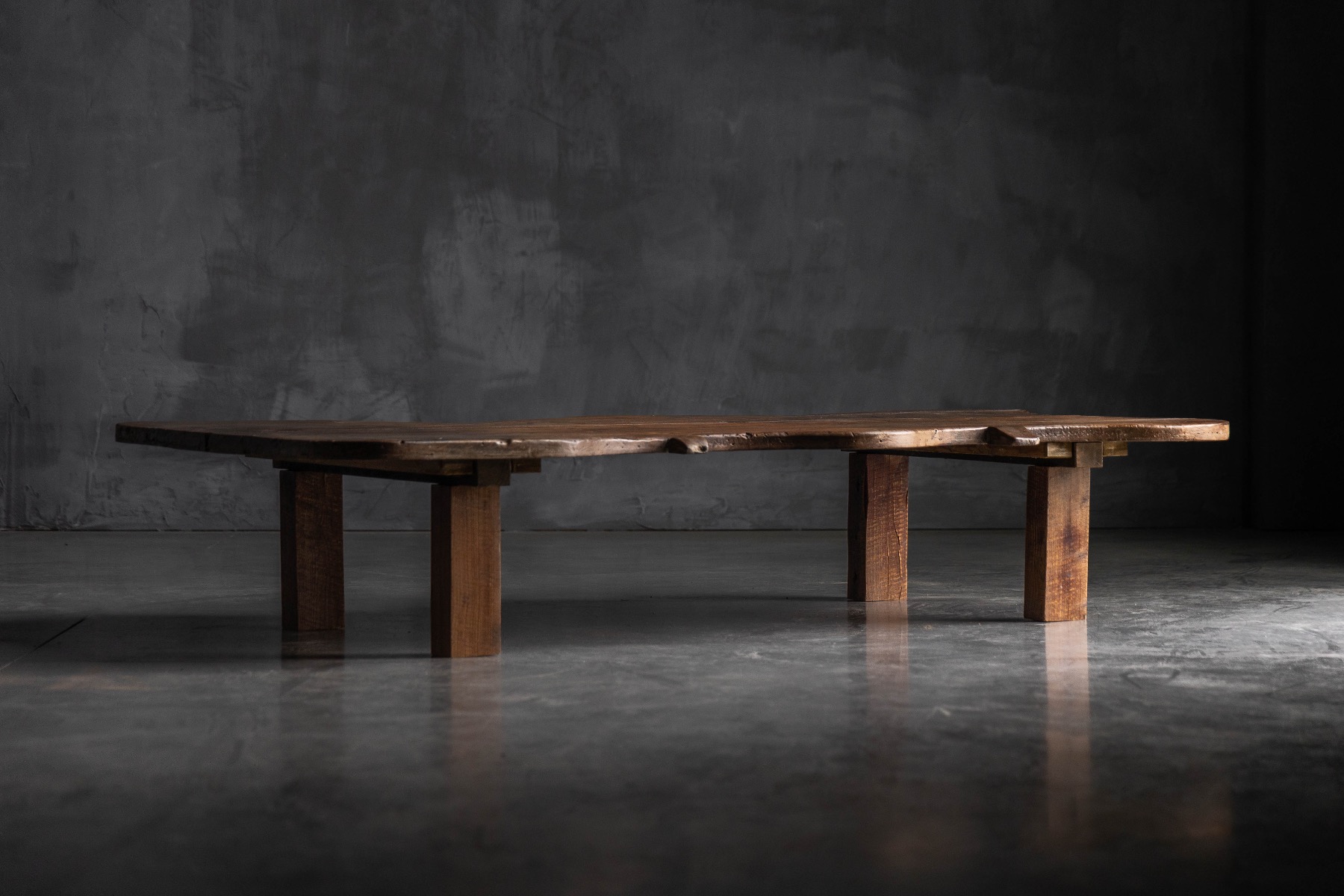 Organic Wabi Sabi Coffee Table - 19th Century