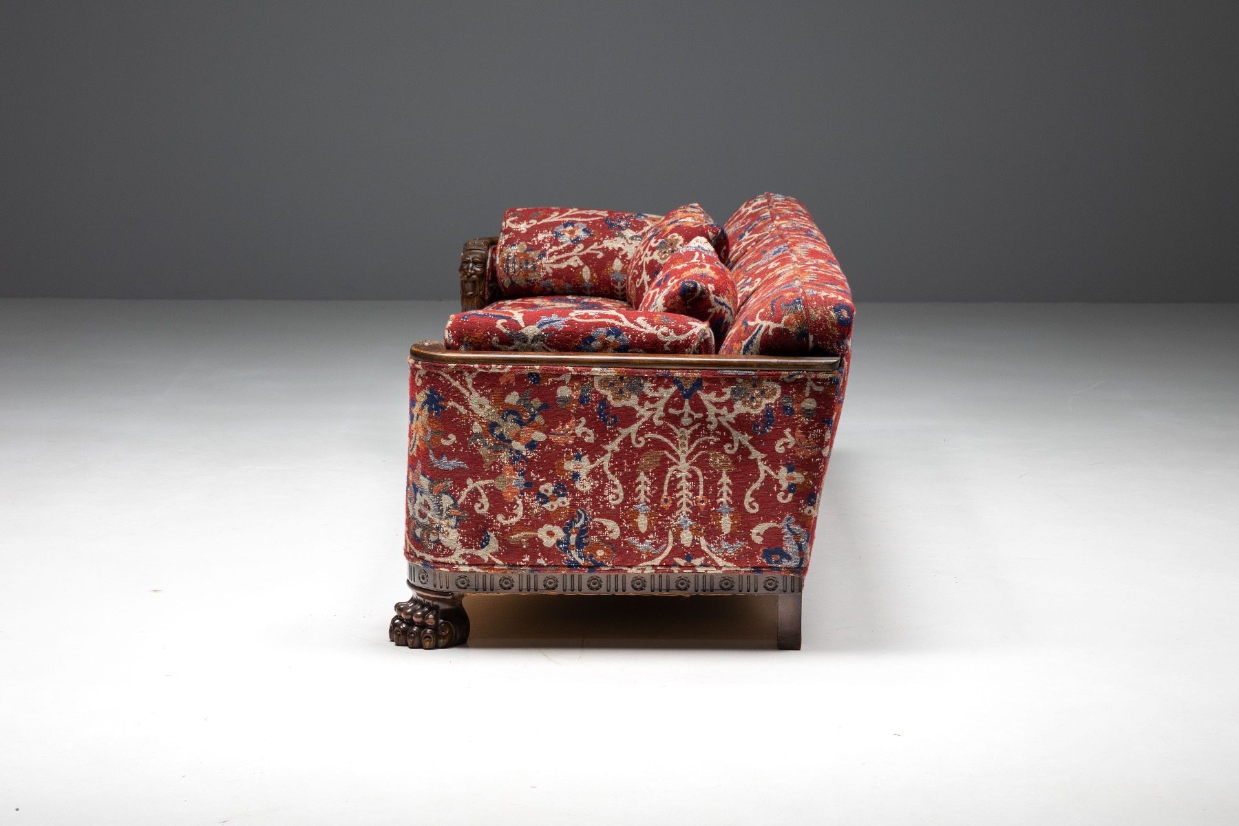Oriental Sofa in Chippendale Style - 1900s