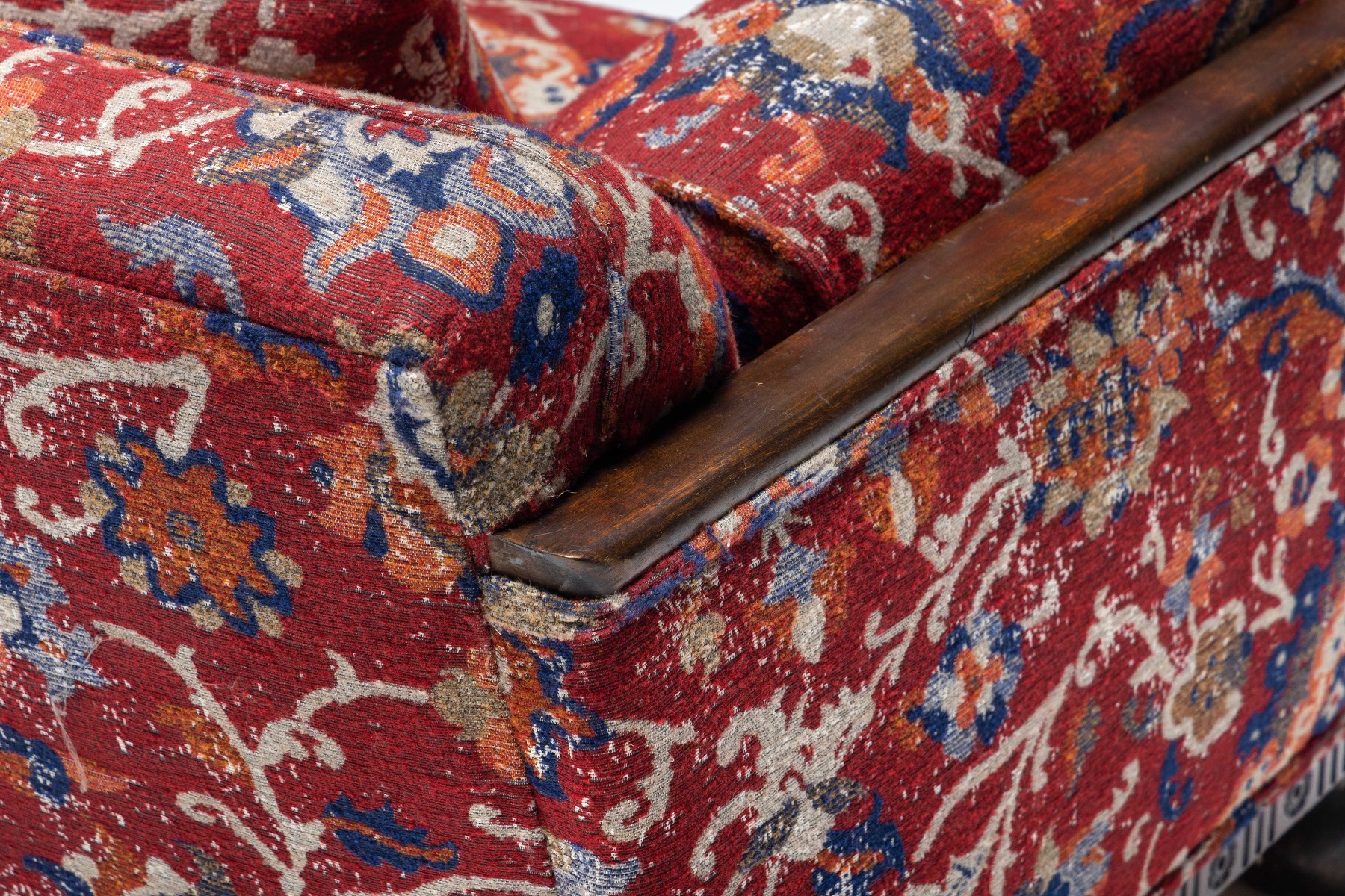 Oriental Sofa in Chippendale Style - 1900s