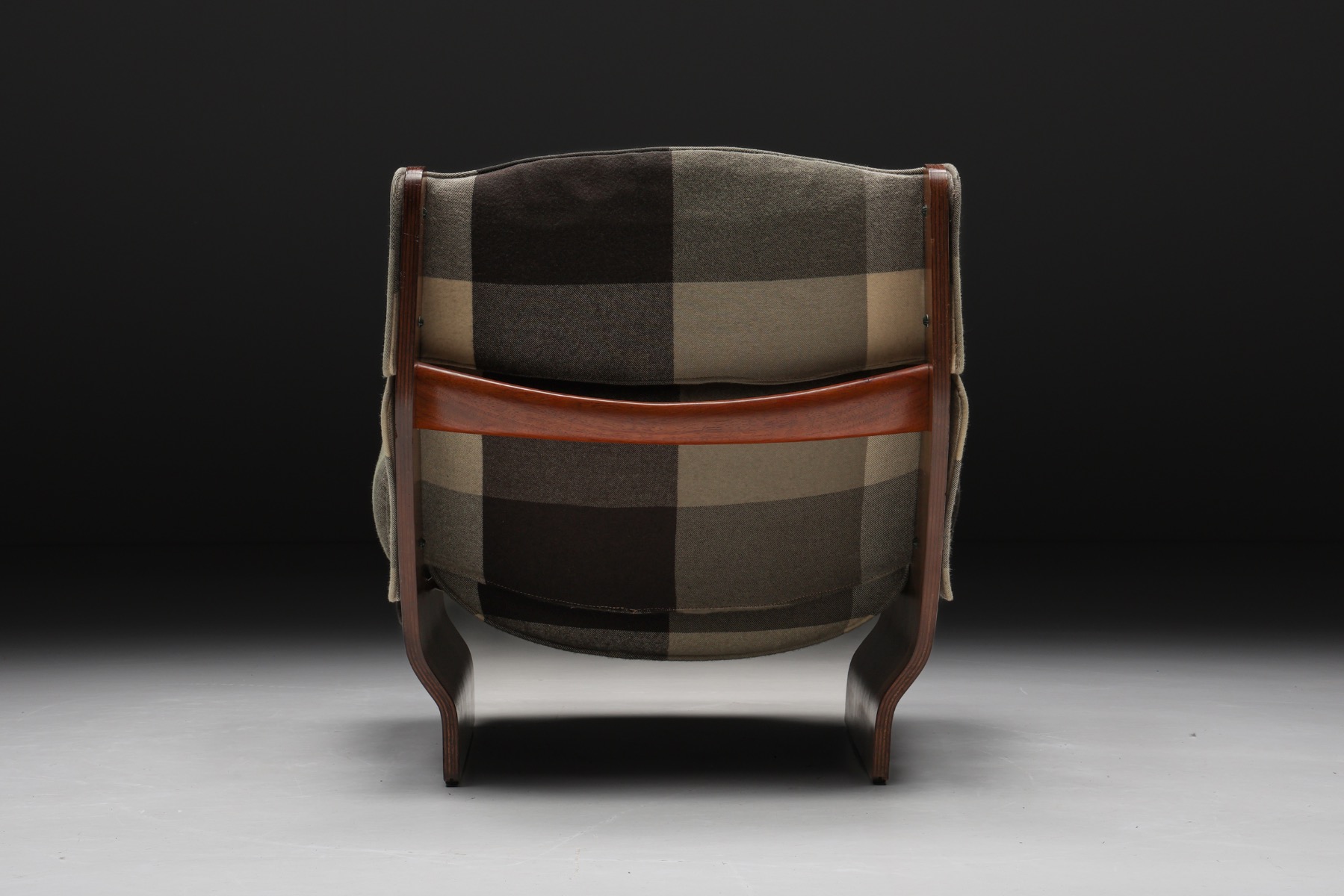 Osvaldo Borsani 'Canada' P110 Lounge Chair with Ottoman for Tecno - 1960s