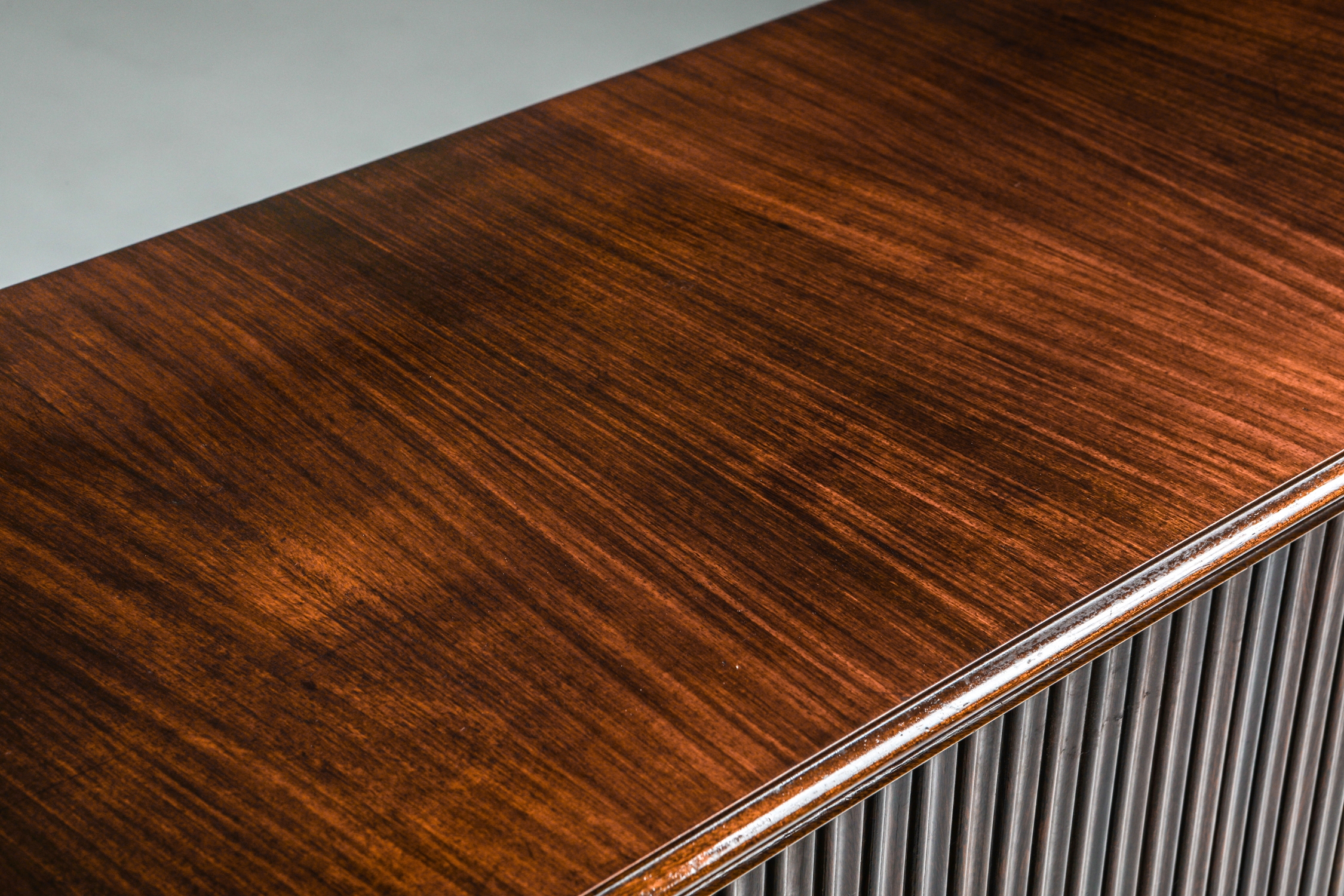 Borsani and Lucio Fontana Credenza with Sliding Doors - 1950's