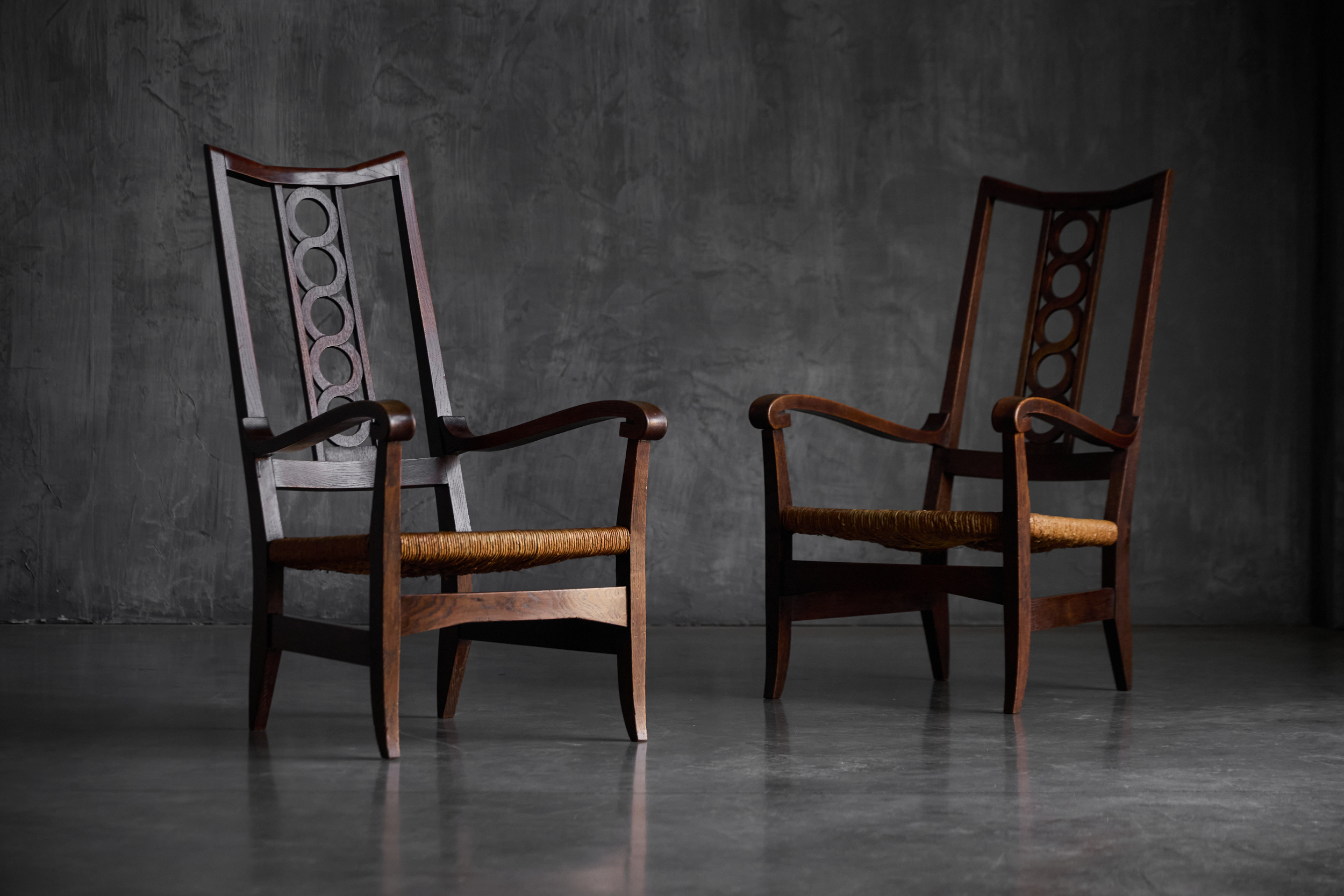 Pair of Armchairs by Victor Courtray, France - Circa 1940