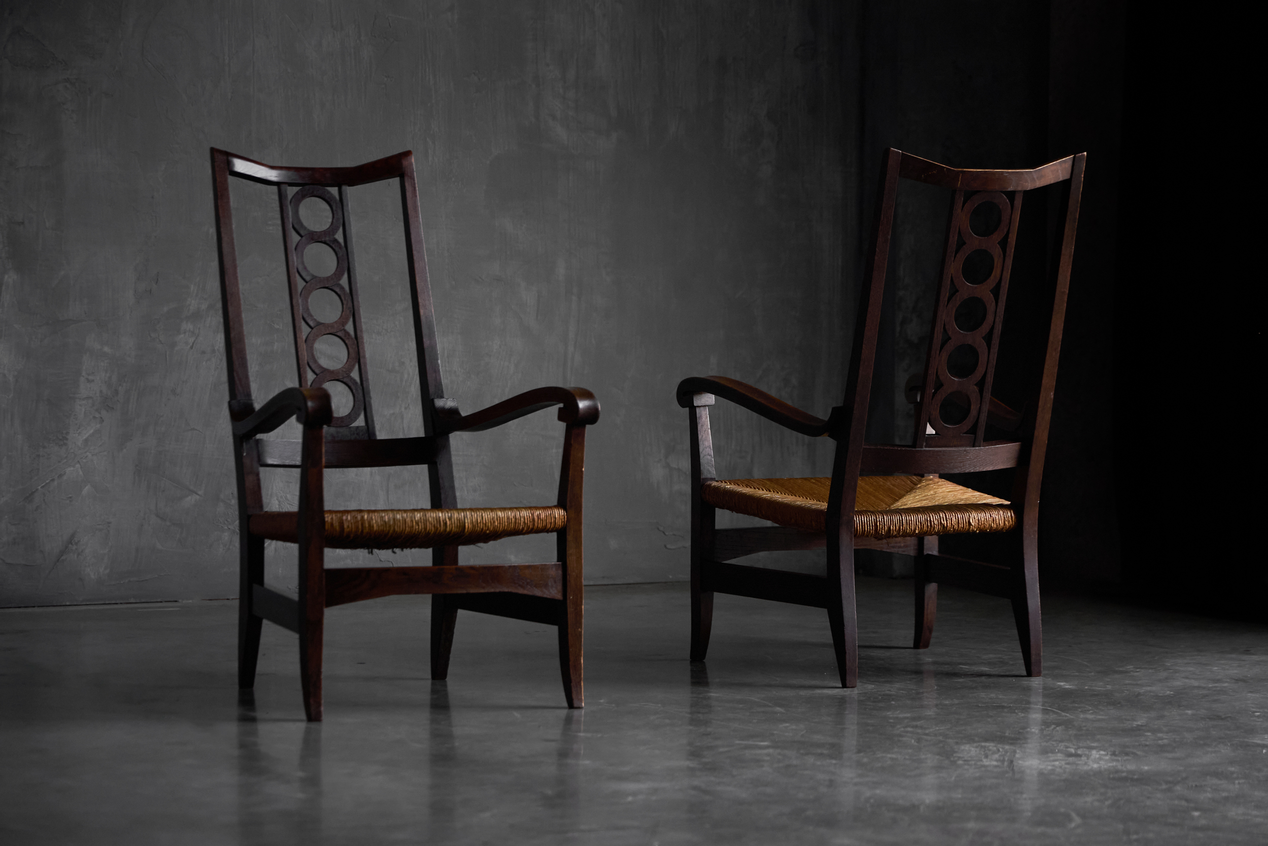 Pair of Armchairs by Victor Courtray, France - Circa 1940