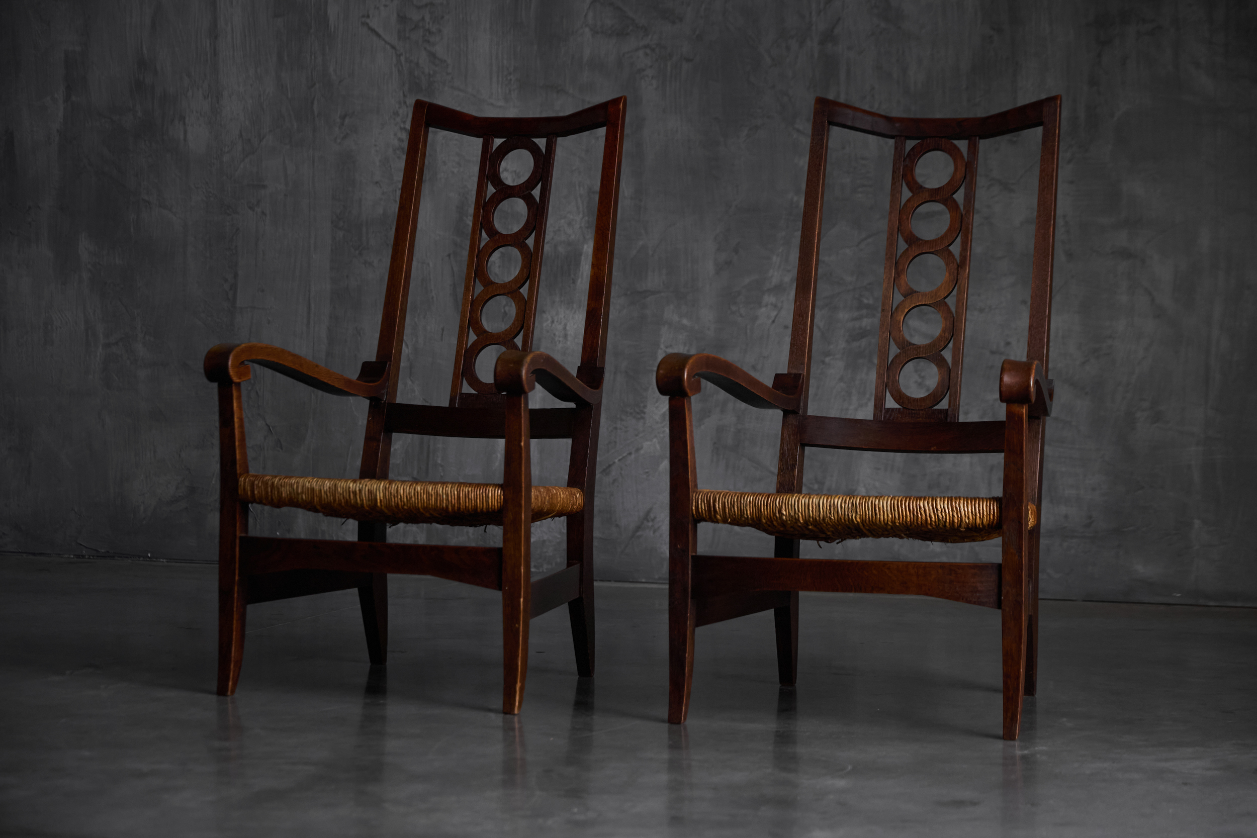 Pair of Armchairs by Victor Courtray, France - Circa 1940