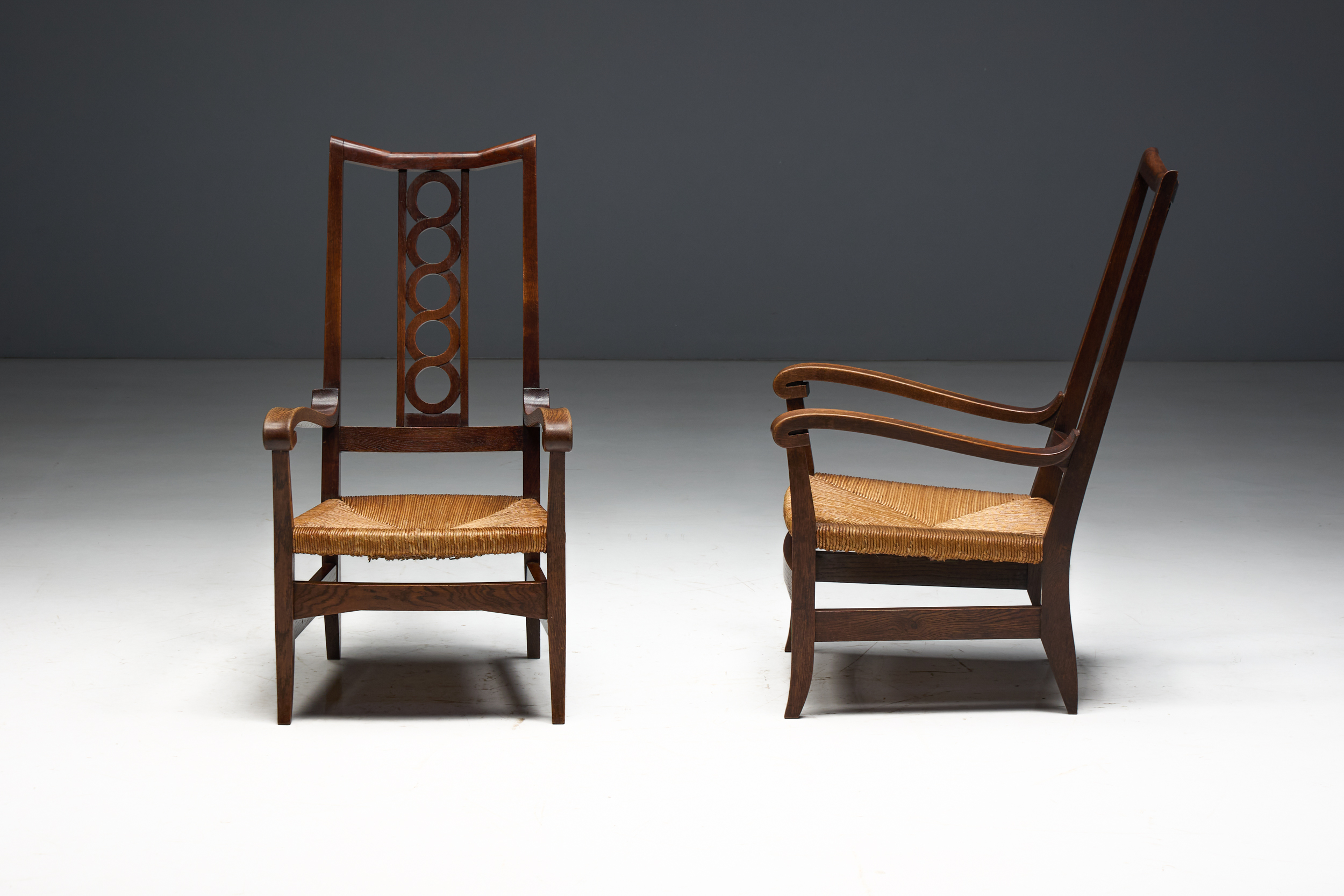Pair of Armchairs by Victor Courtray, France - Circa 1940