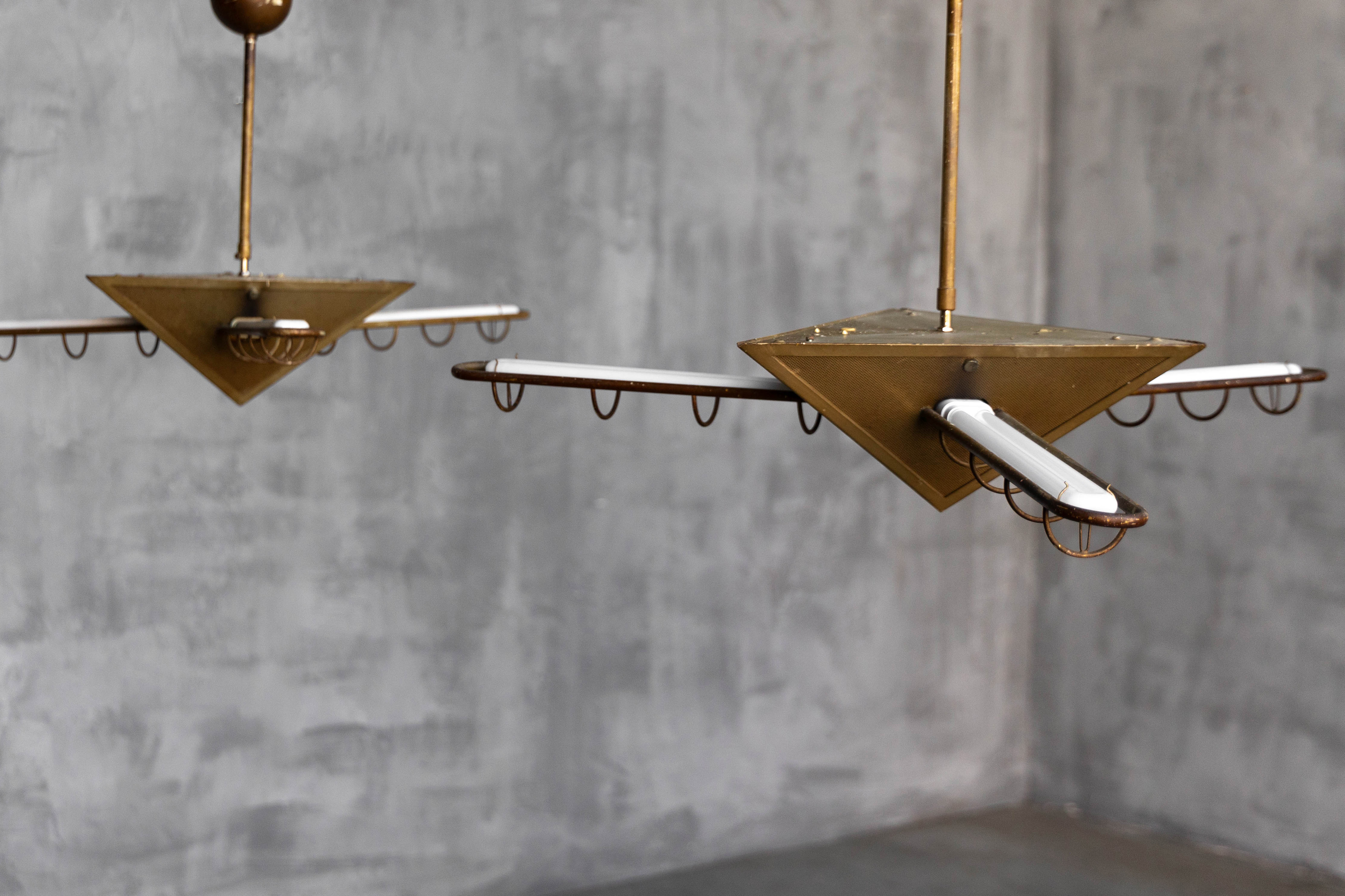 Geometric Pendant Lights, Europe - Late 1980s