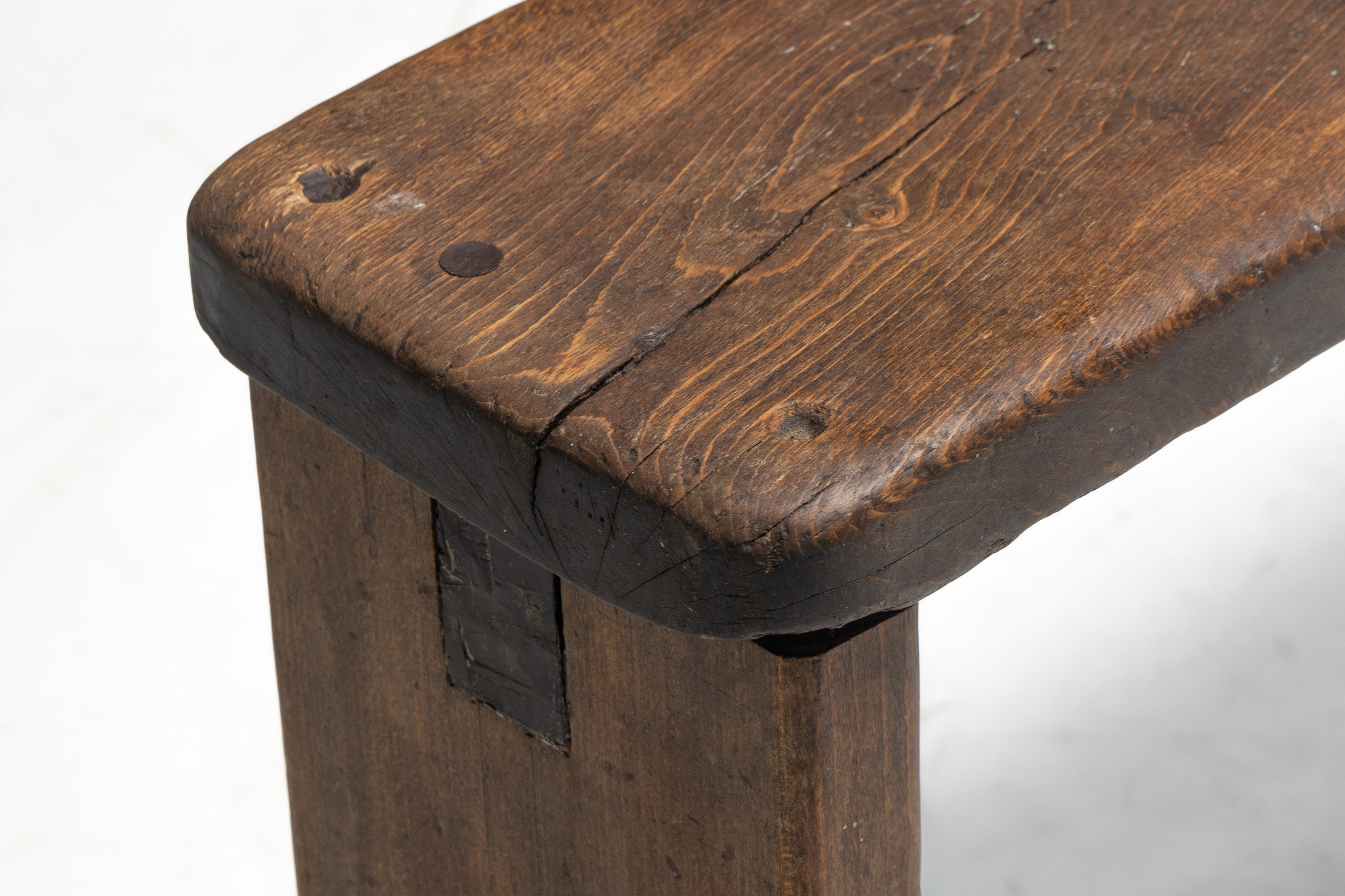 Pair of Vernacular Wooden Benches, Europe - 19th Century